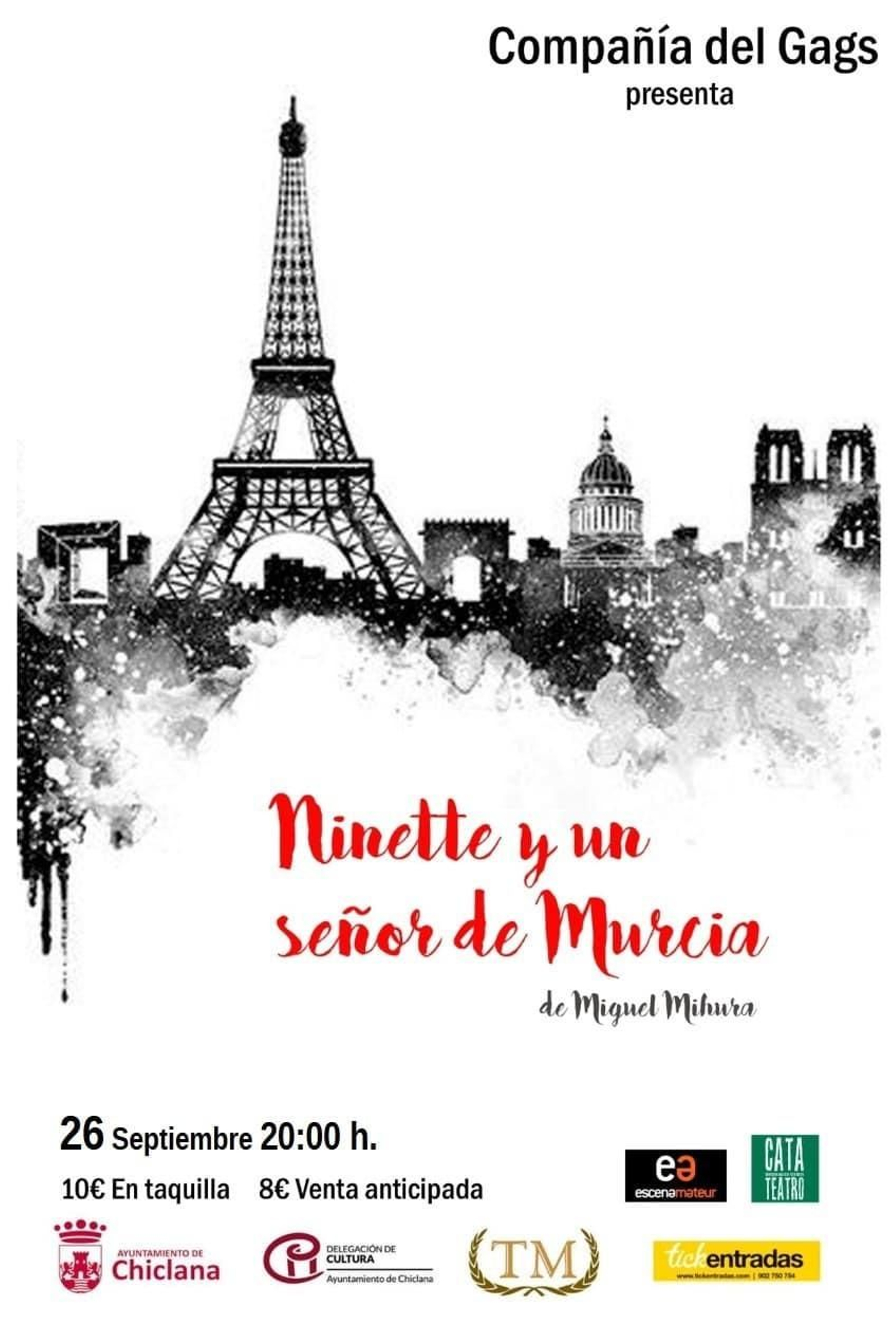 Cartel anunciador de ‘Ninette y un señor de Murcia’.