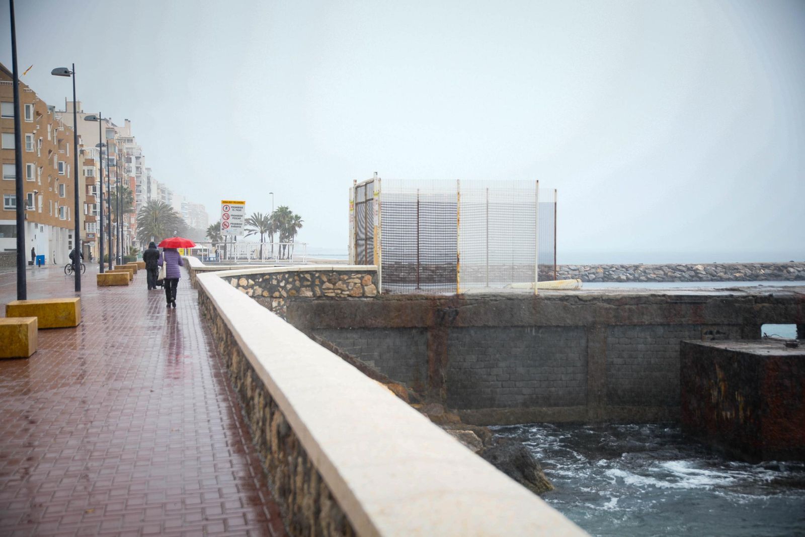 Las mejores imágenes de la lluvia en Almería