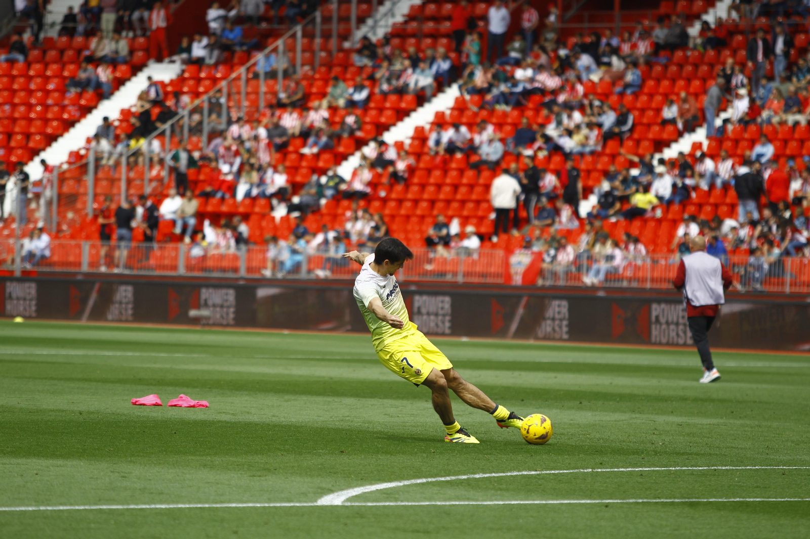 Las mejores imágenes del partido de fútbol U.D. Almería-Villarreal C.F.