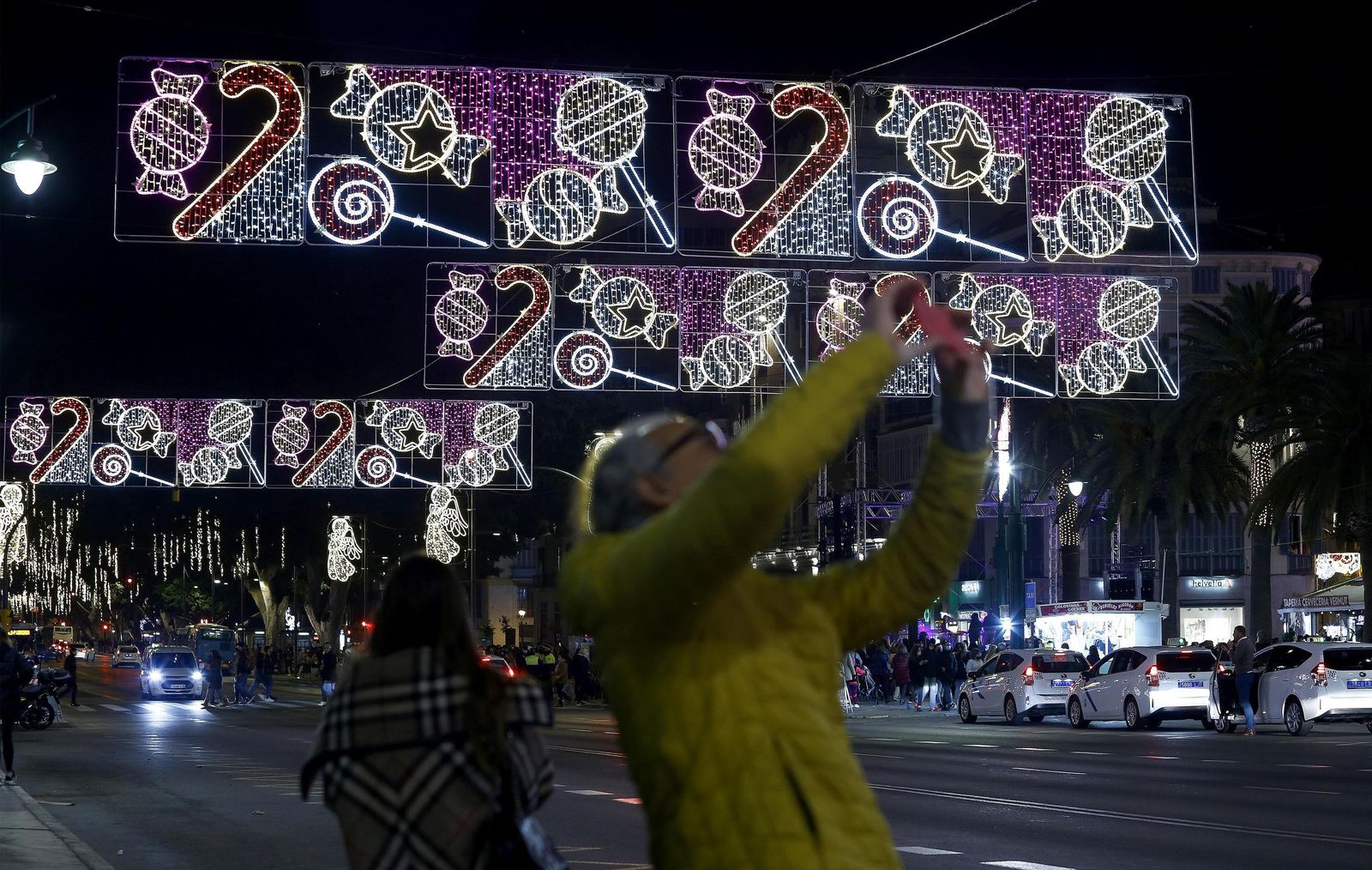Las luces de Navidad vuelven a brillar en Málaga