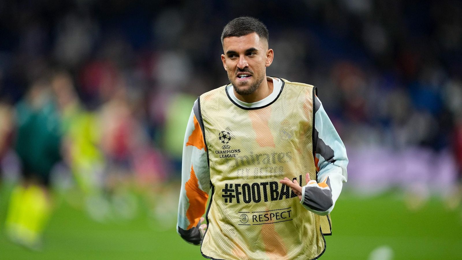 Dani Ceballos en el encuentro del Real Madrid en la Champions League contra el Salzburgo