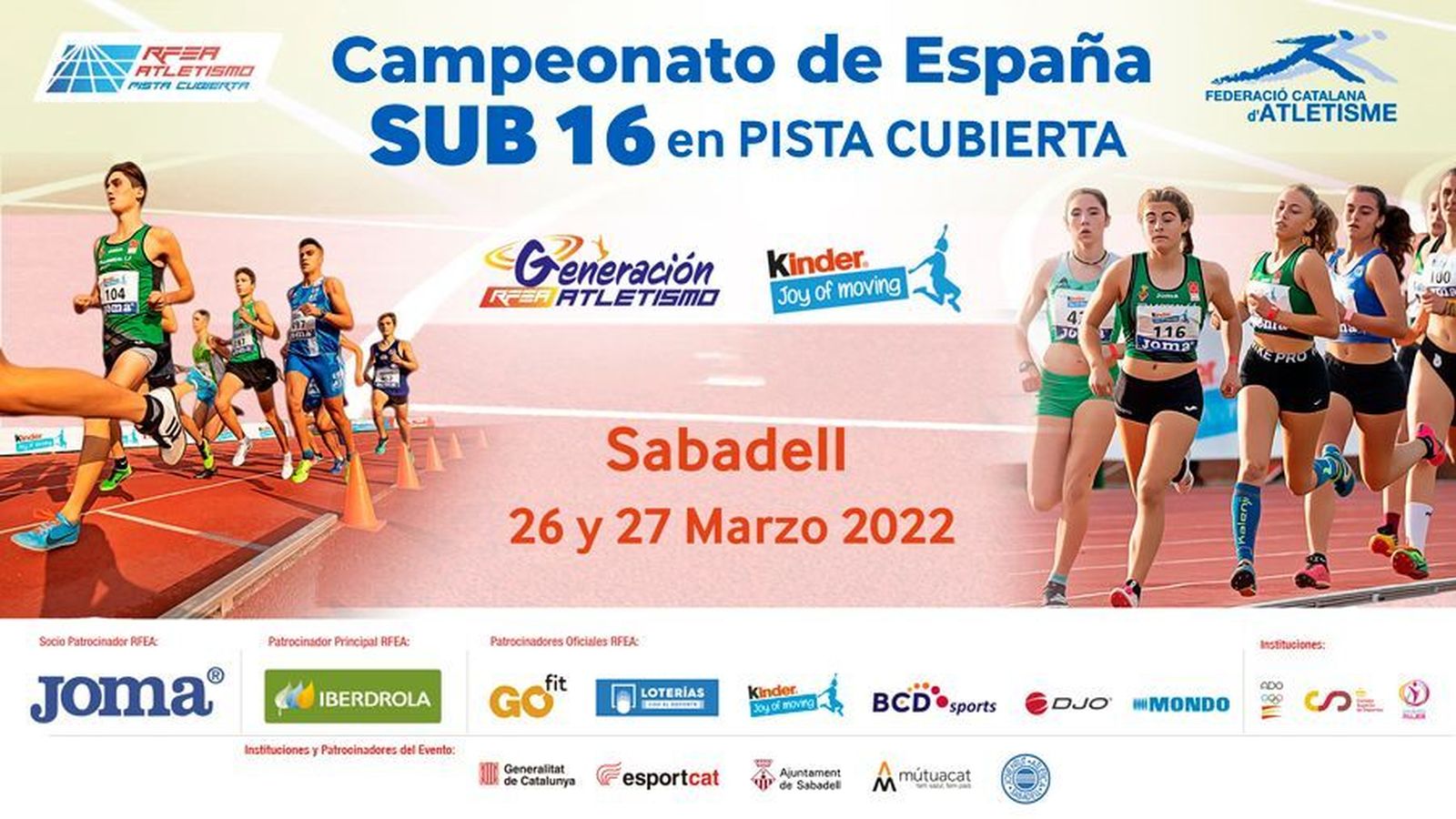 Cartel anunciador del Campeonato de España sub-16