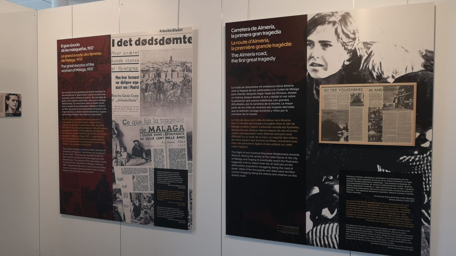 Parte de la muestra 'Ellas lo contaron al mundo'.