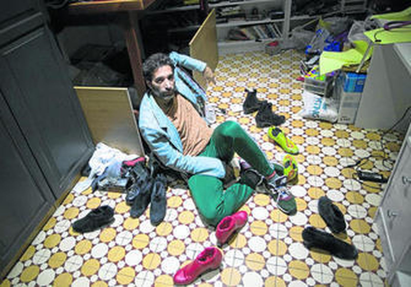 Israel Galván (Sevilla, 1973), retratado en su domicilio tras la entrevista.