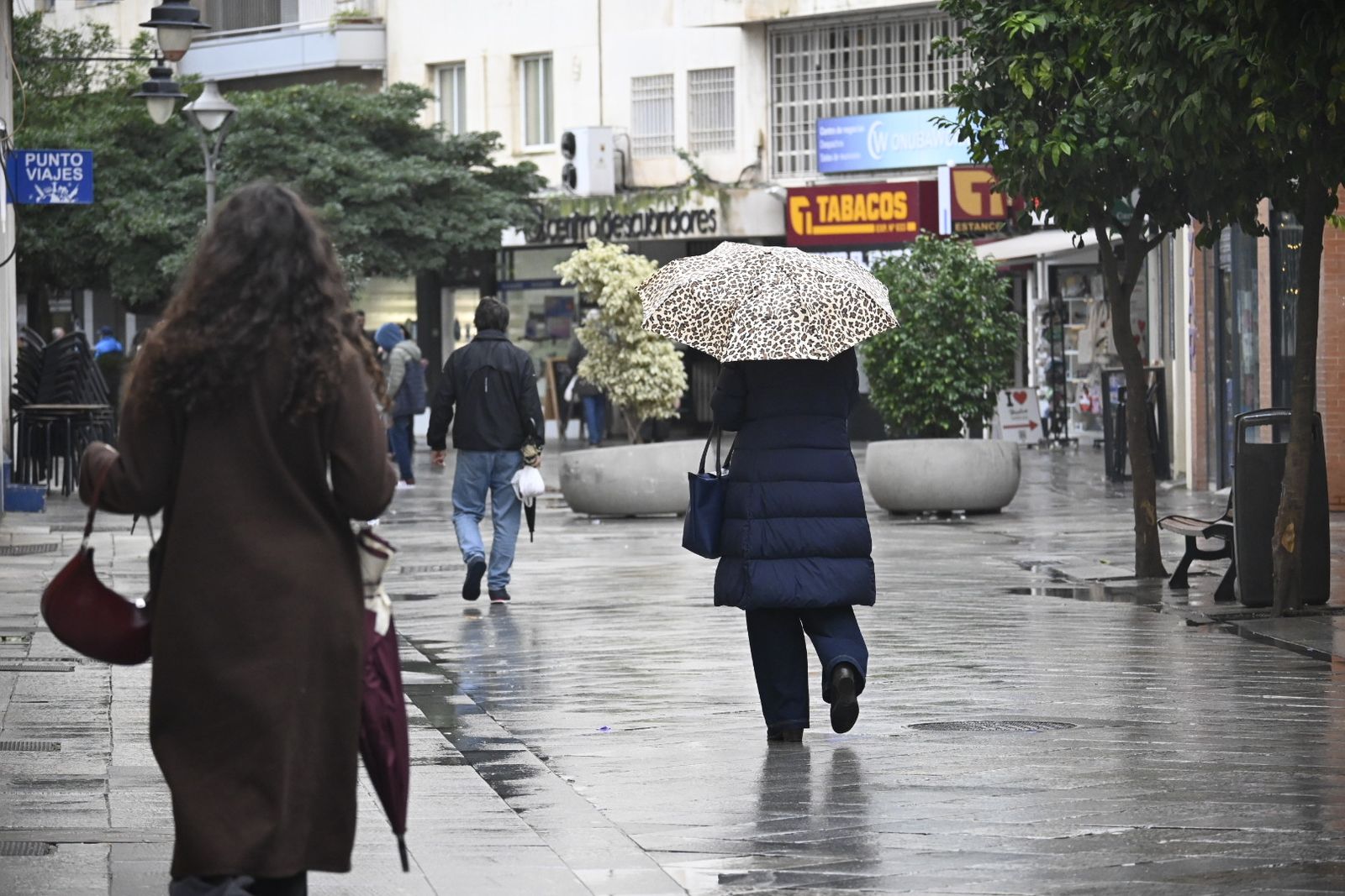 Fotografías de ambiente en la mañana del 3 de enero en Huelva