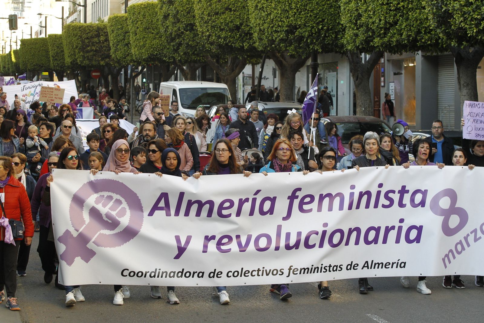 Fotogalería manifestación Día Internacional de la Mujer