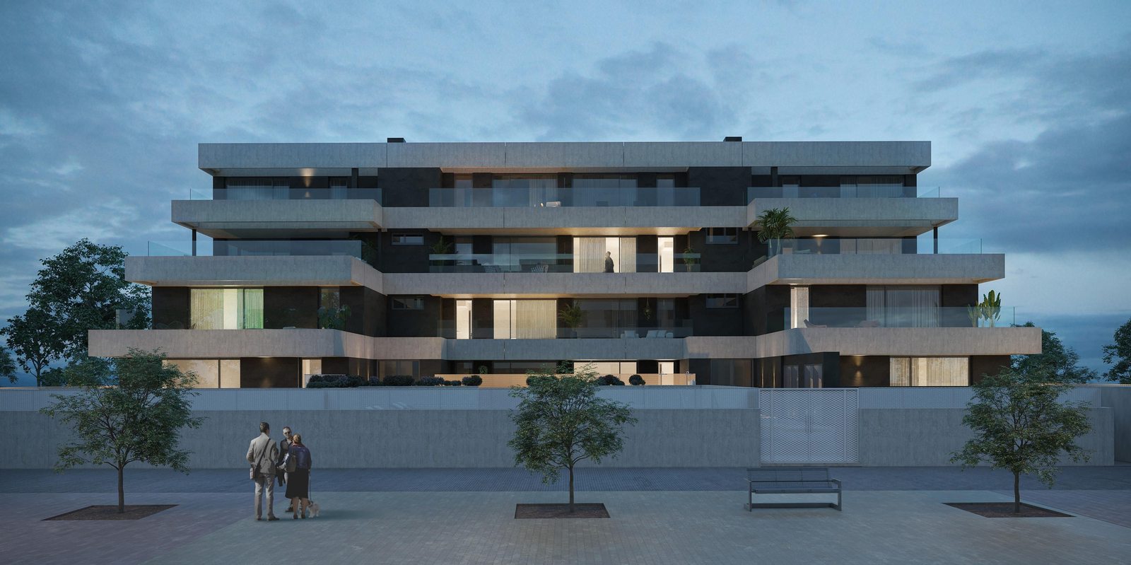 La promoción de viviendas Gradia de Aedas Homes en la avenida de Jerez de Sevilla capital