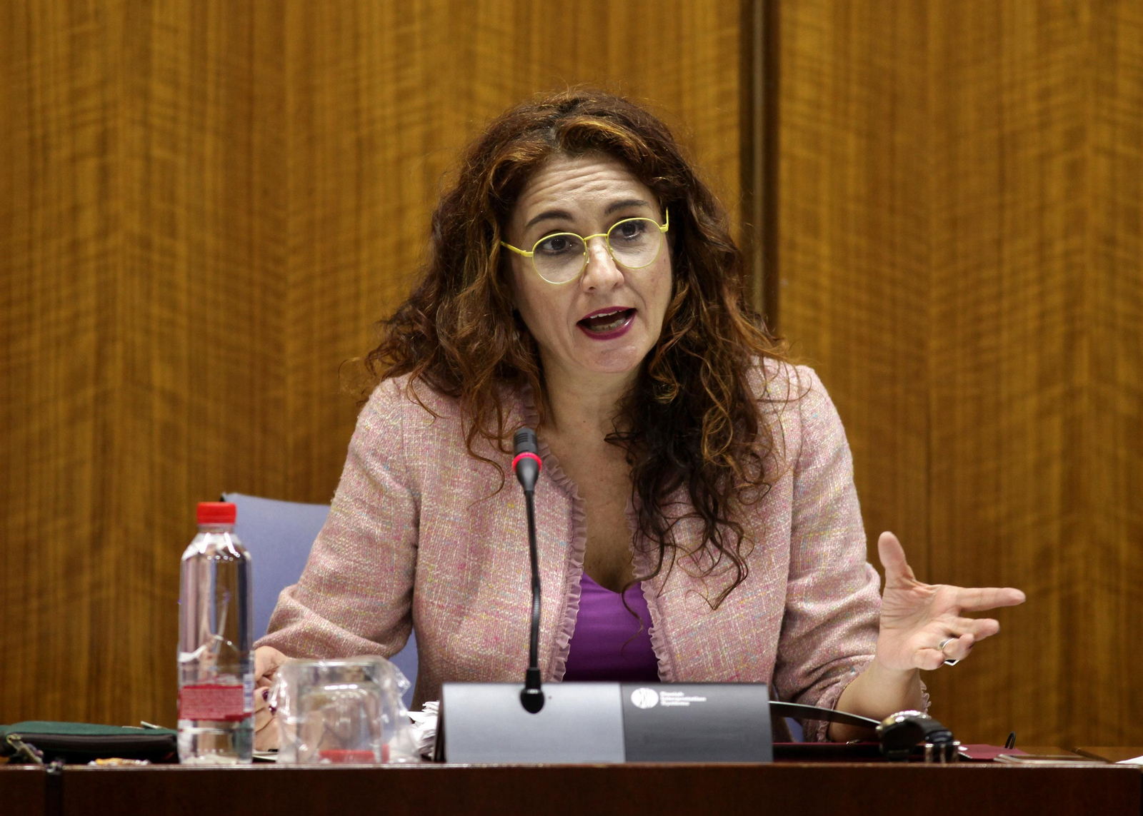 María Jesús Montero Consejera de Salud entre 2004 y 2013. Actual  consejera de Hacienda y Administraciones Públicas.