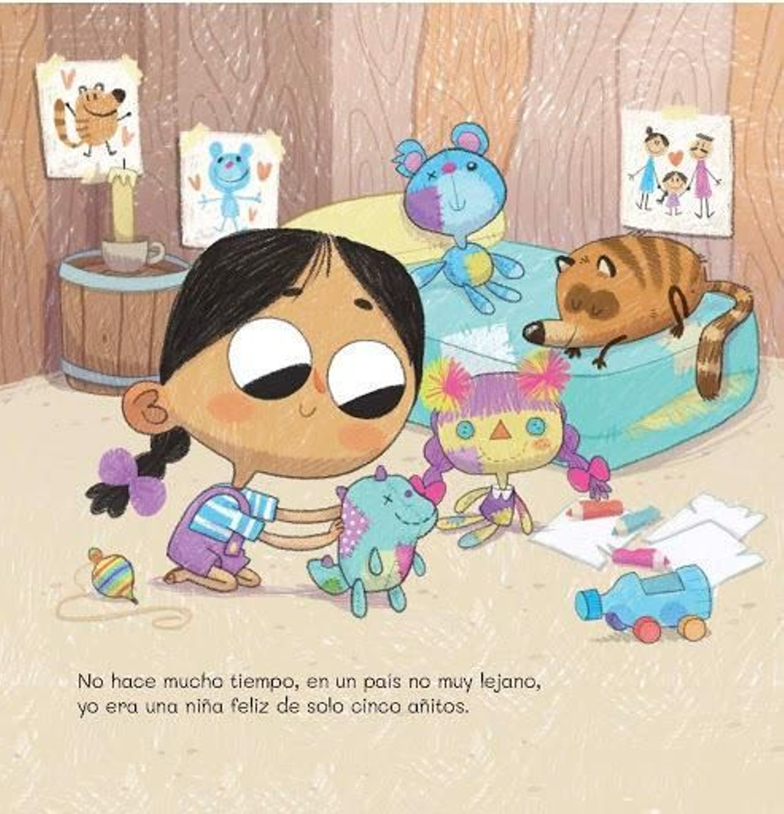 Ilustración de 'La pequeña emigrante', de Enrique Parrilla.