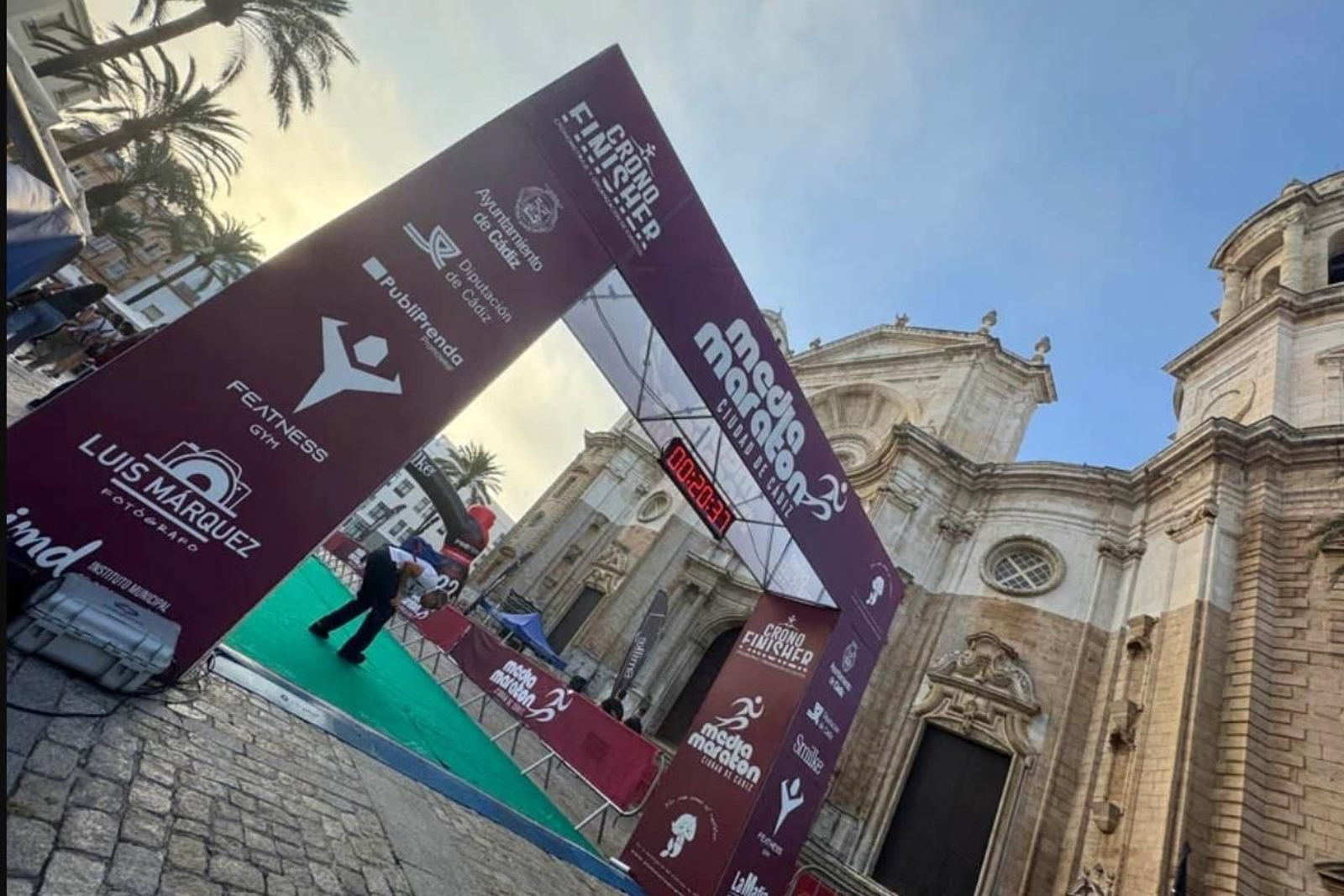 La meta estará situada junto a la Catedral.