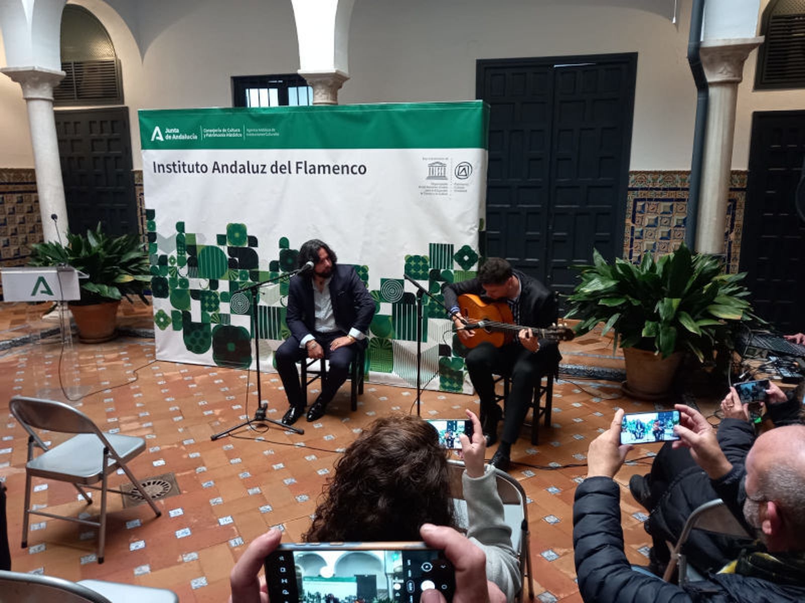 Antonio Gómez ‘El Turry’ durante la presentación de su trabajo musical