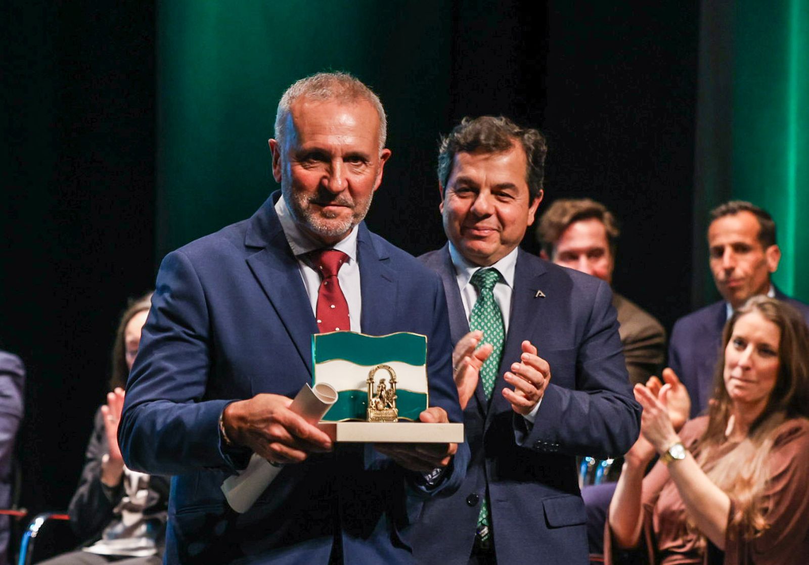 Fotografías del acto de entrega de las Banderas de Andalucía con motivo del 28F