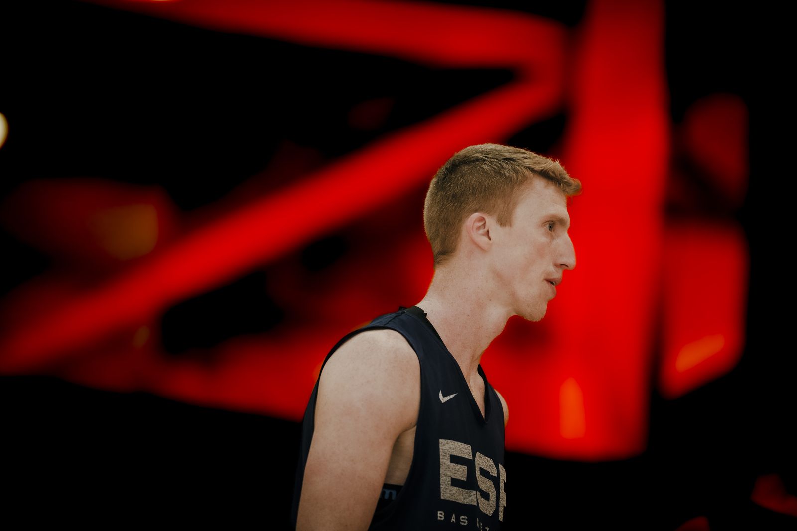 Alberto Díaz, durante la preparación del Preolímpico