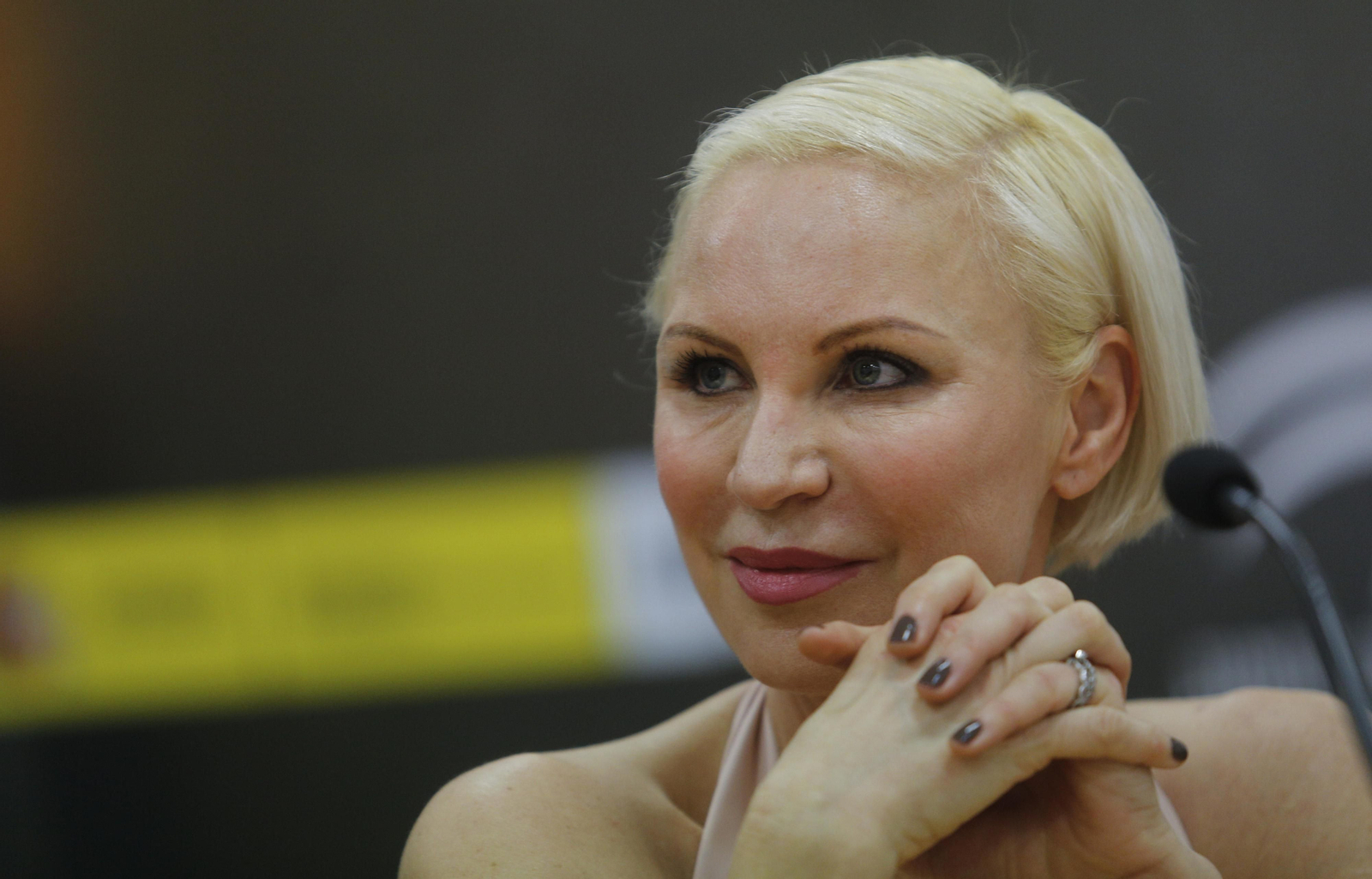 La cantante Nadja Michael, una estrella nacida en Leipzig.