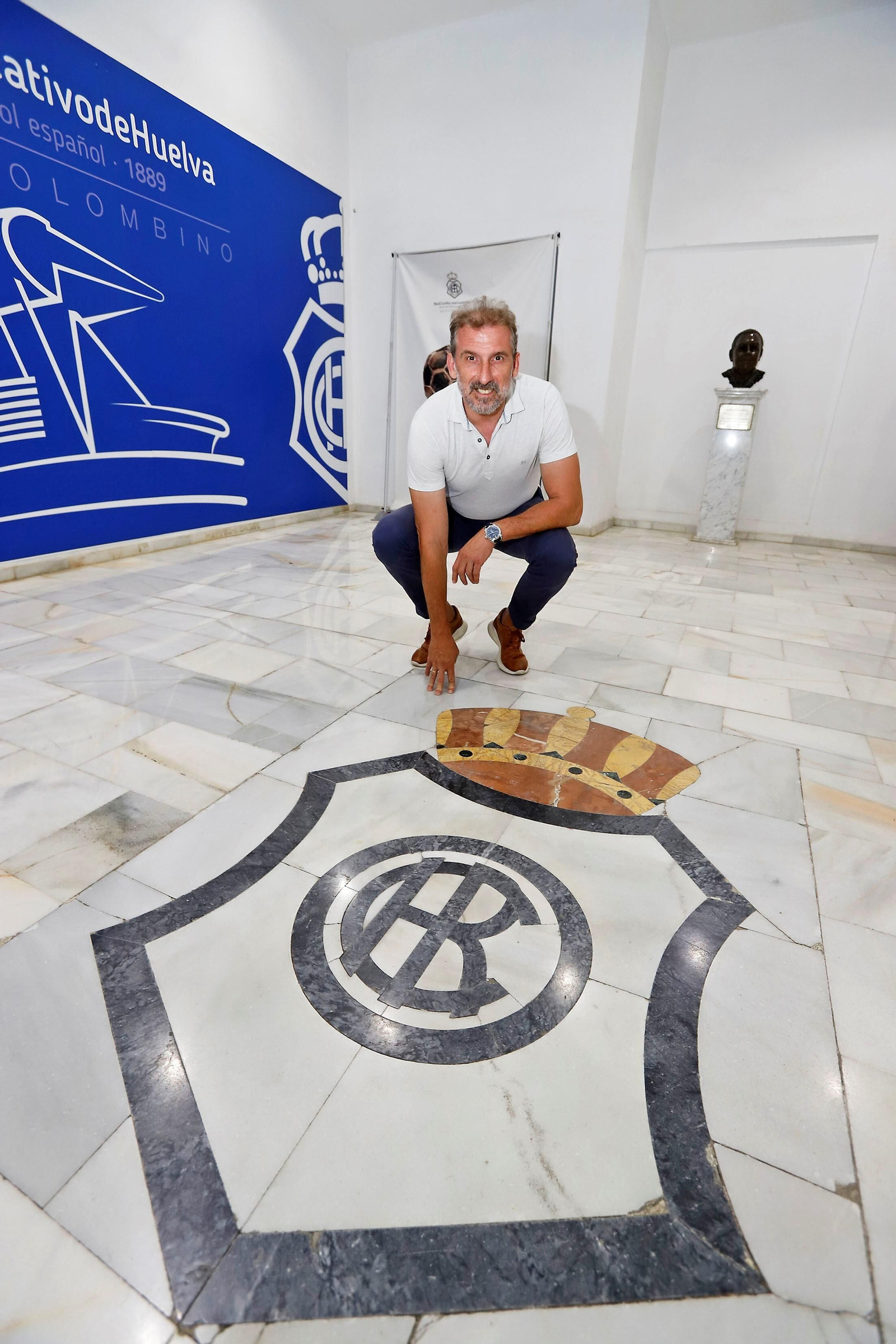 Óscar Arias, en el Nuevo Colombino.