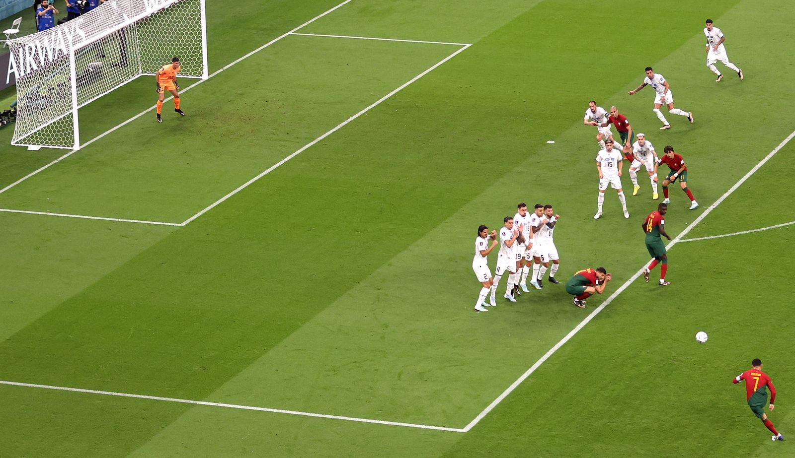 Las imágenes del Portugal - Uruguay