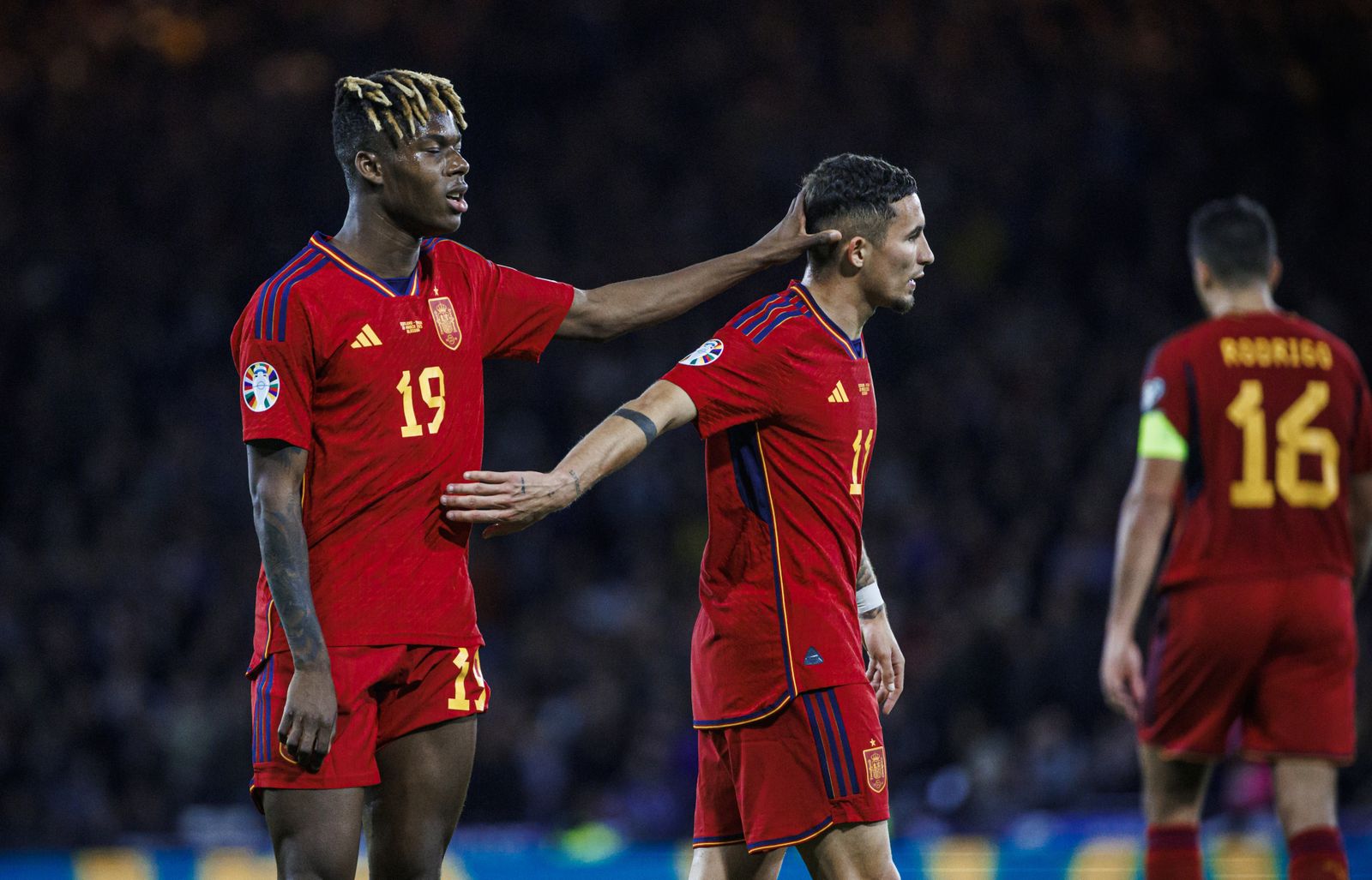 Las fotos del Escocia - España