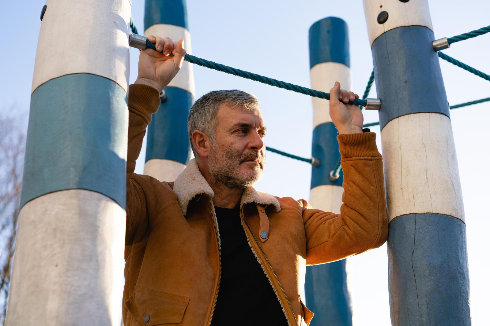 El vocalista y compositor de La Habitación Roja Jorge Martí.