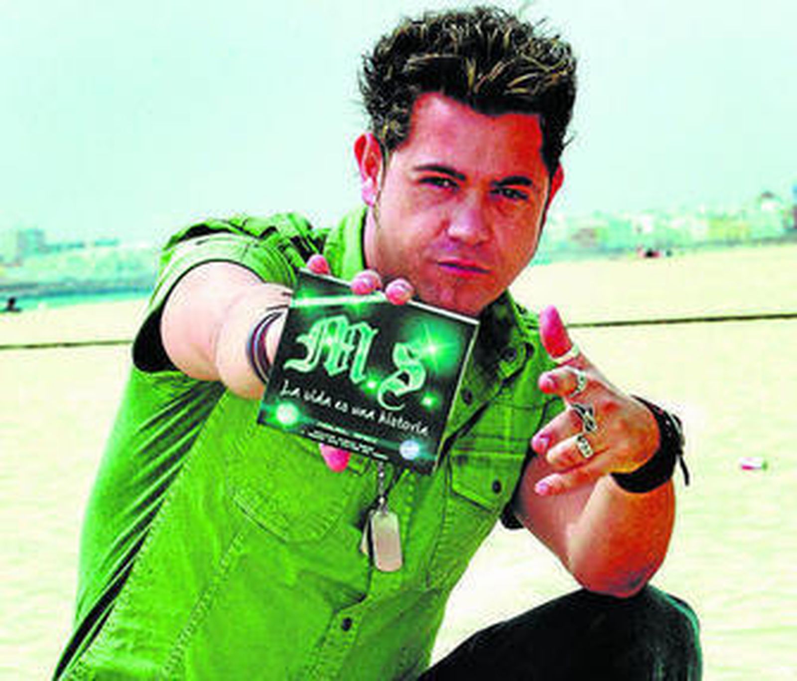 Miguel Sáez en la promoción de su anterior disco.