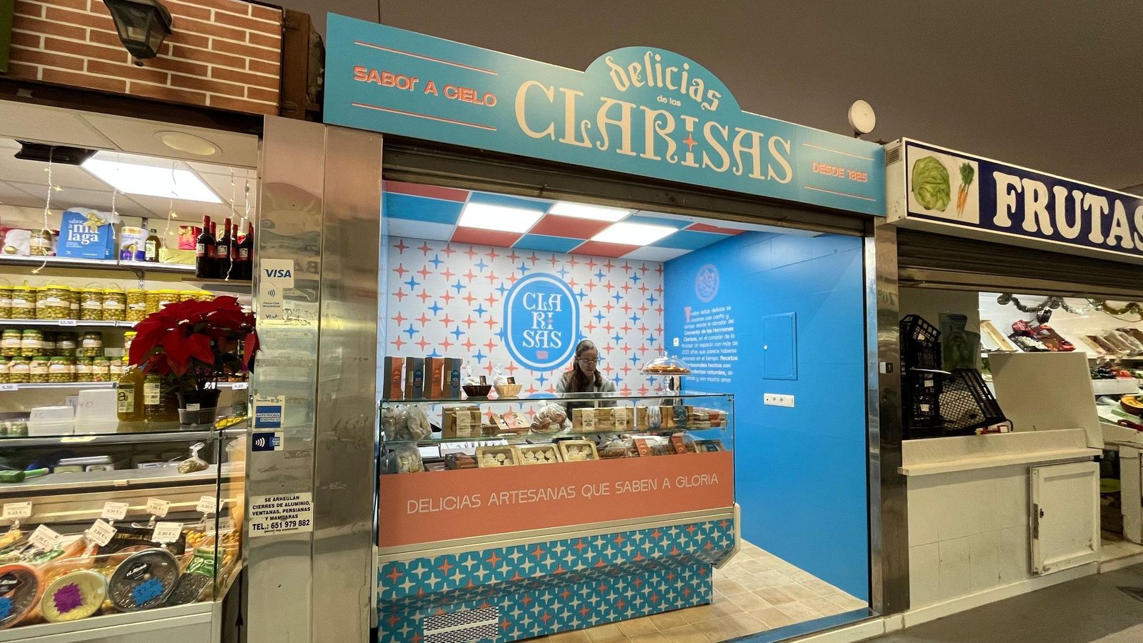 Puesto de las Hermanas Clarisas en el Mercado de Huelin