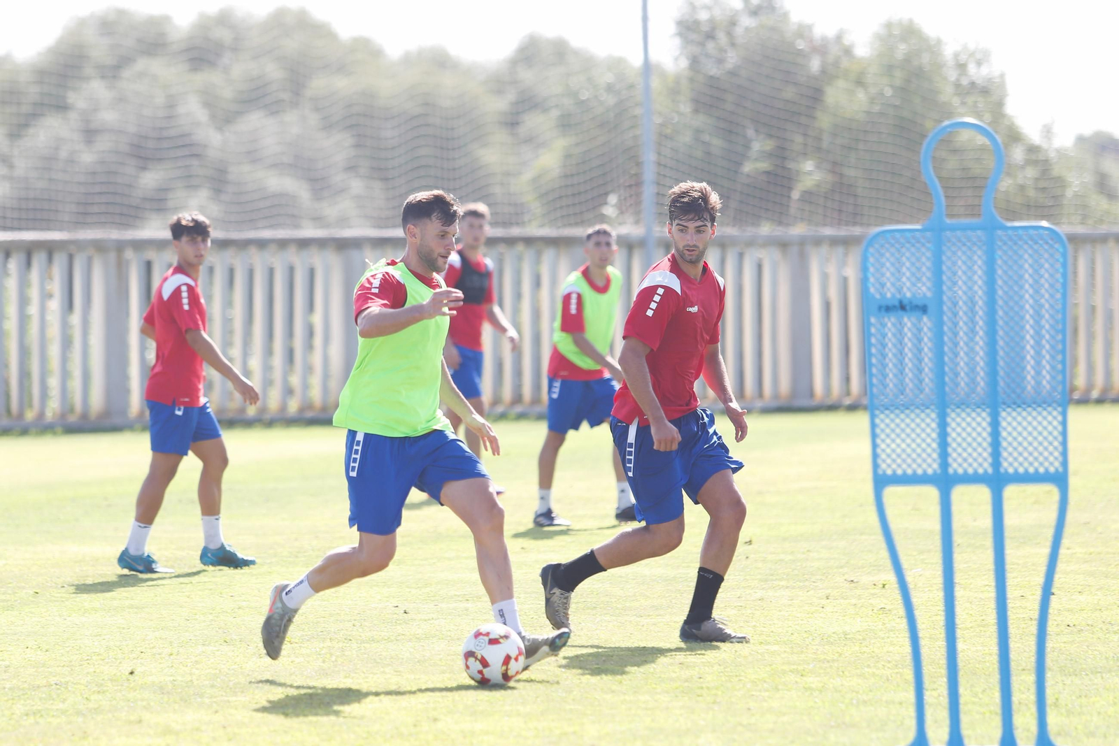 Las fotos del entrenamiento de pretemporada del Algeciras en La Menacha