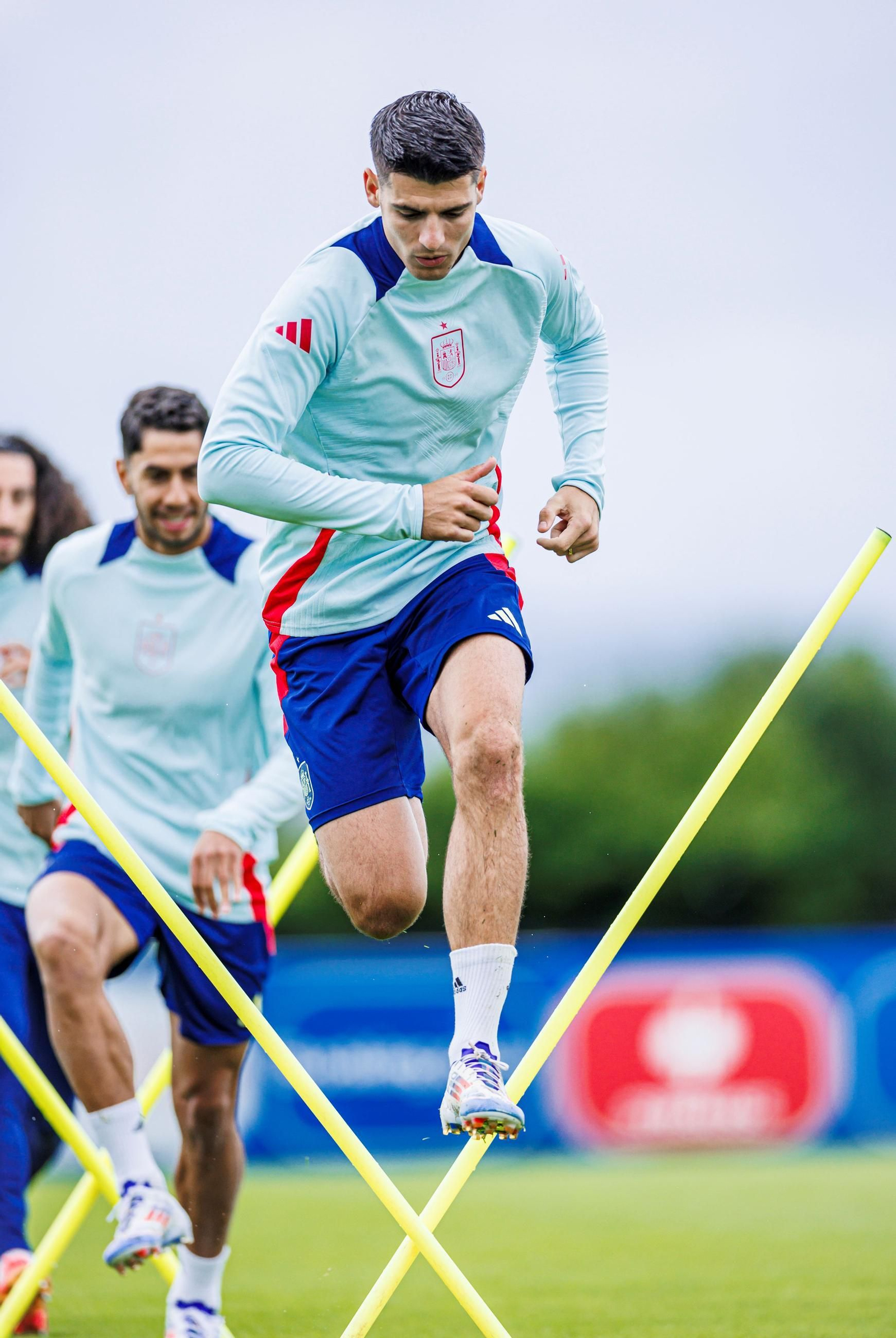 Las fotos de España antes del partido contra Alemania