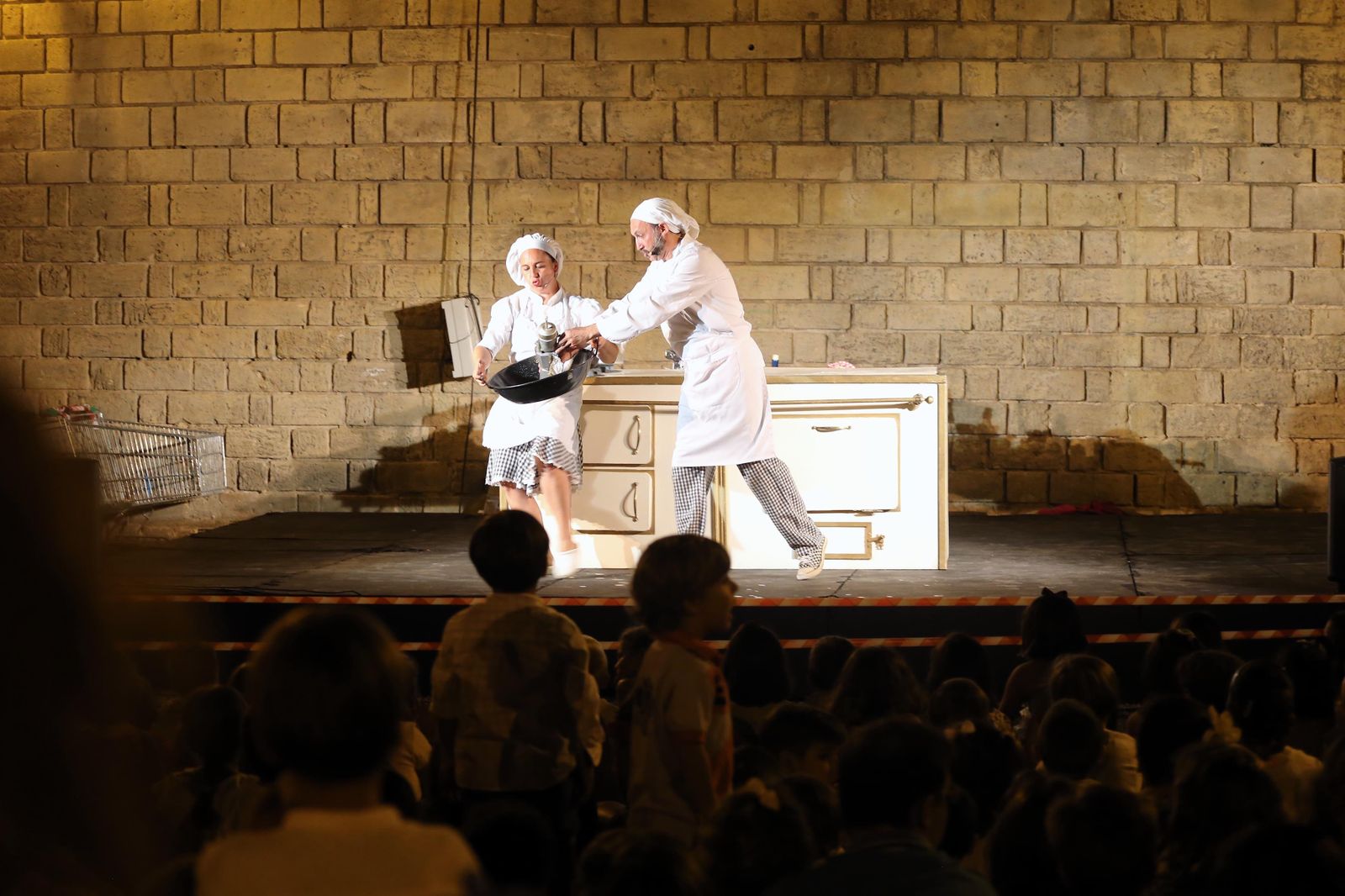 Una imagen de una de las obras representadas en 'Los Cristobitas' el pasado verano.