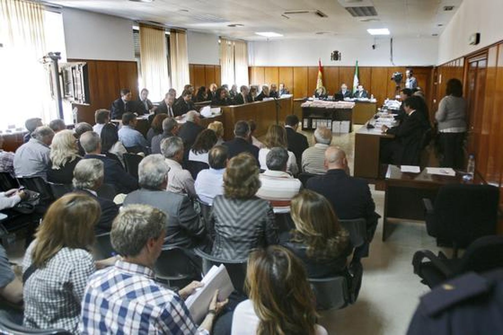 Imagen del interior de la sala donde se está celebrando el juicio./Fotos:Joaquín Pino/Lourdes de Vicente

Foto: Joaquin Pino / Lourdes de Vicente