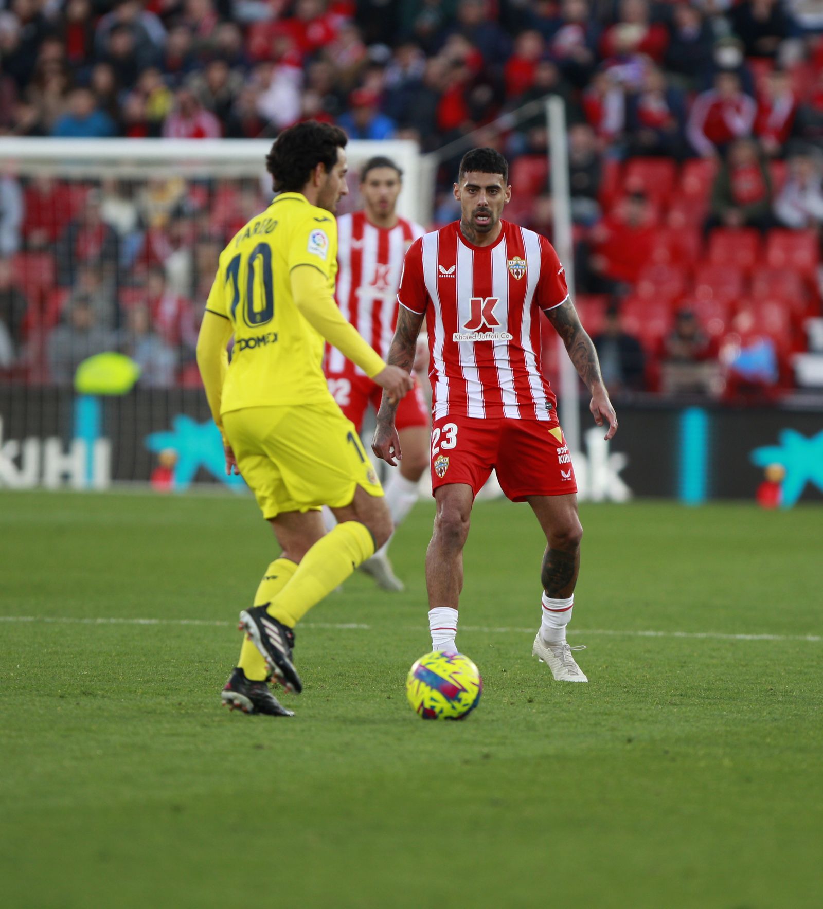 Imágenes de la derrota de la U.D. Almería ante el Villarreal por 0 a 2