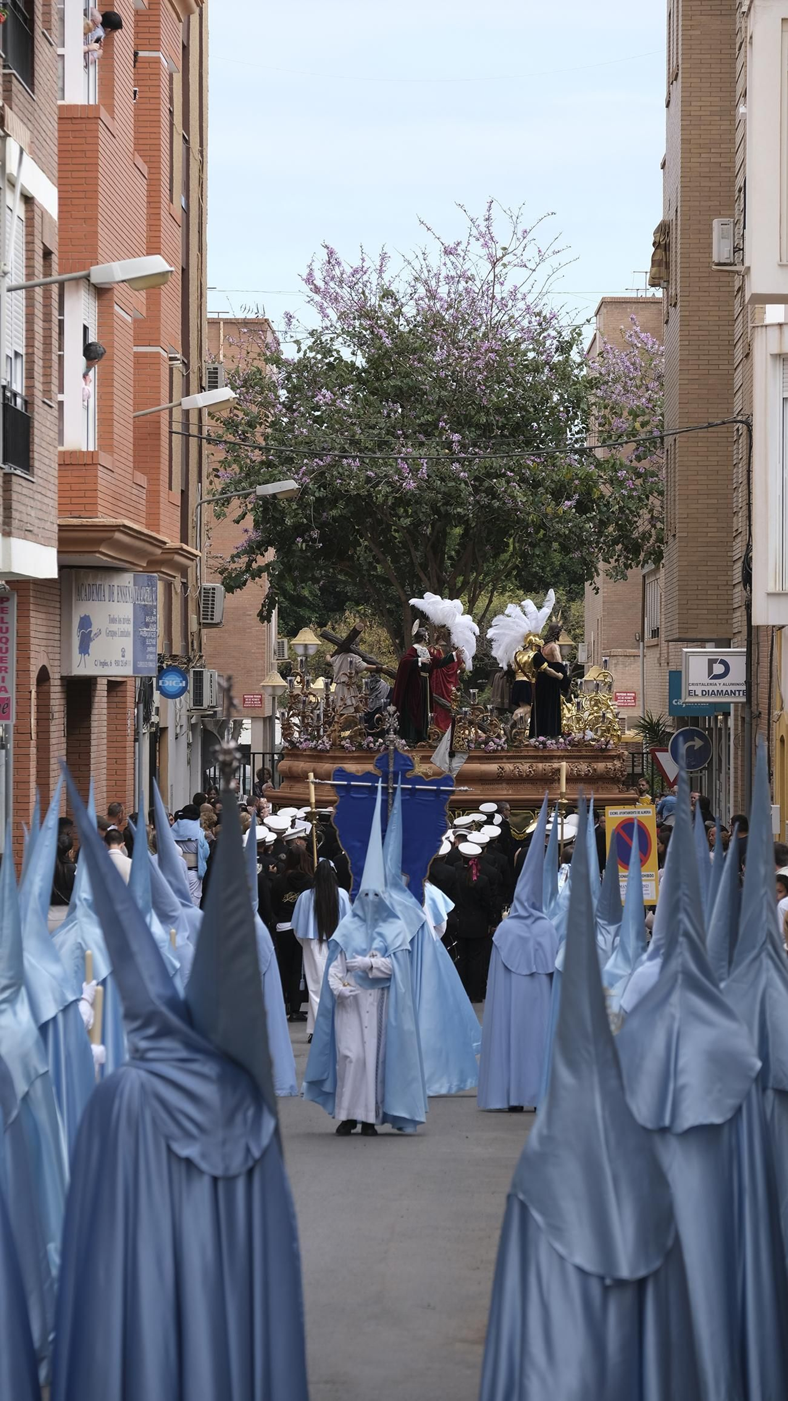 La procesión de Los Ángeles en Almería, en imágenes