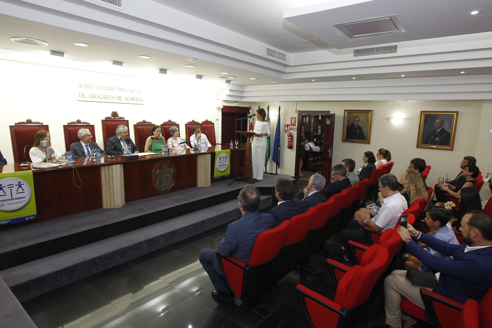 Uno de los actos celebrados en el Colegio de Abogados de Almería.