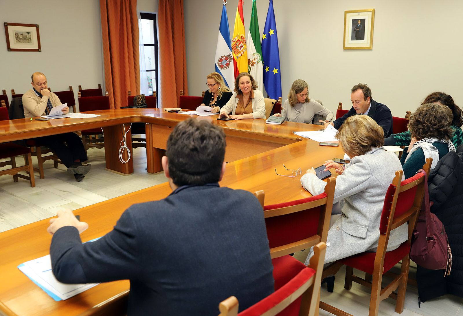 Una imagen de la última reunión de Emuvijesa.