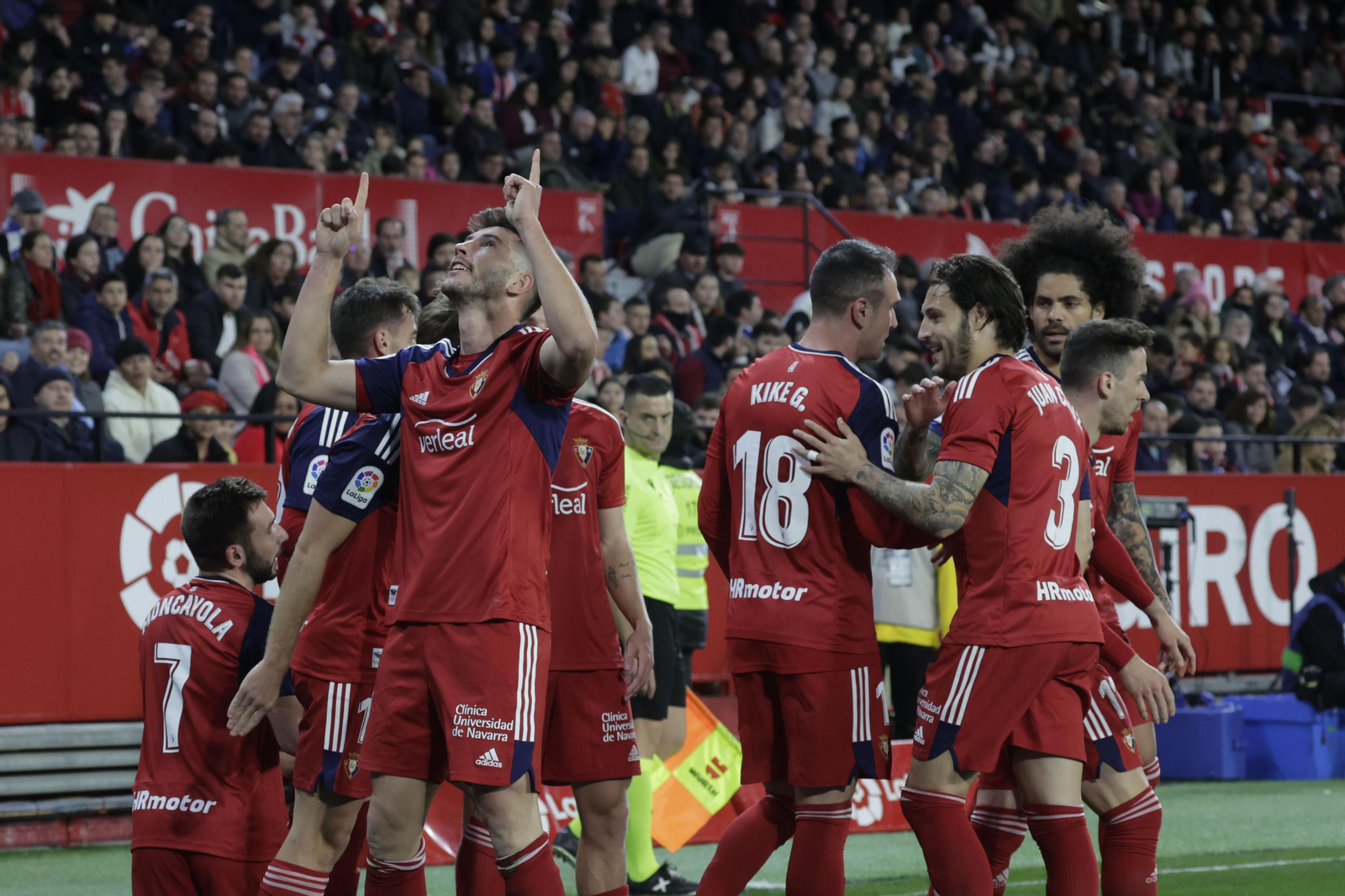 Las imágenes del Sevilla  Osasuna