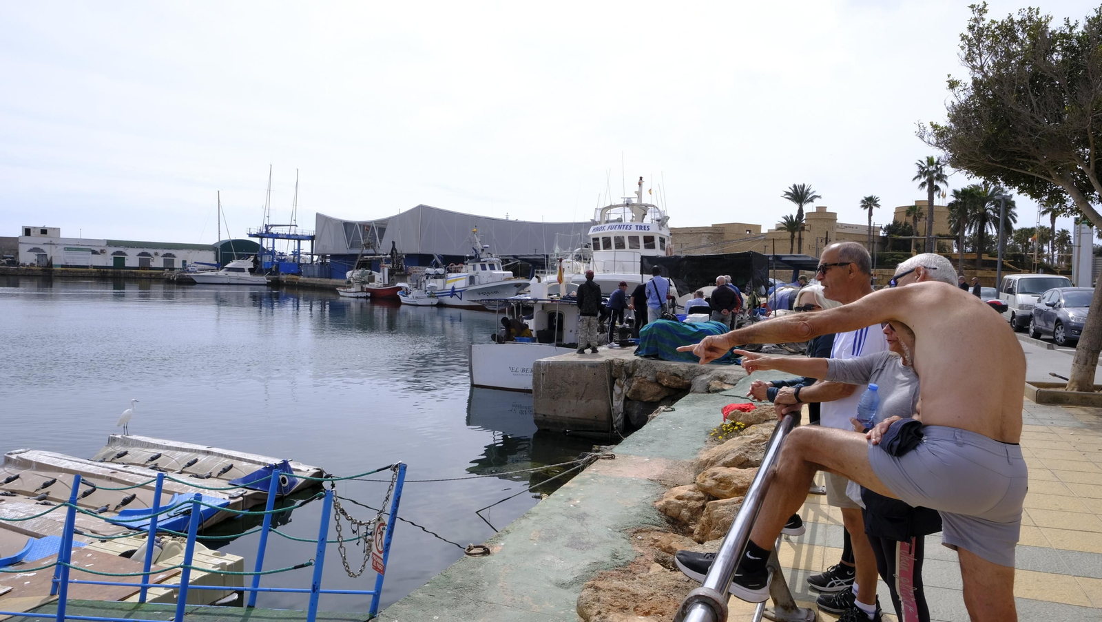 Imágenes de la inauguración de la Lonja del Puerto Pesquero de Roquetas de Mar