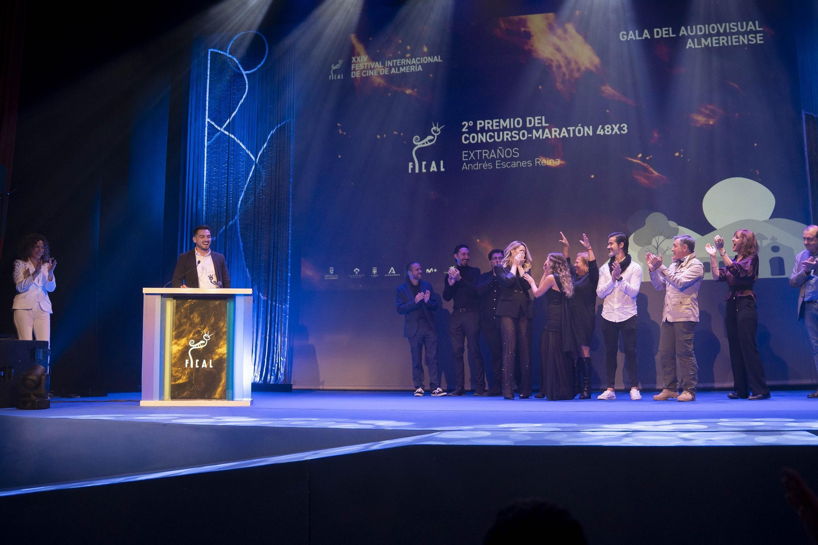 Las mejores imágenes de la gala del Audiovisual Almeriense Maratón 48X3