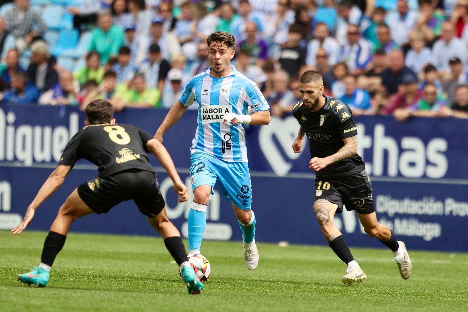 Málaga CF-AD Ceuta, en fotos