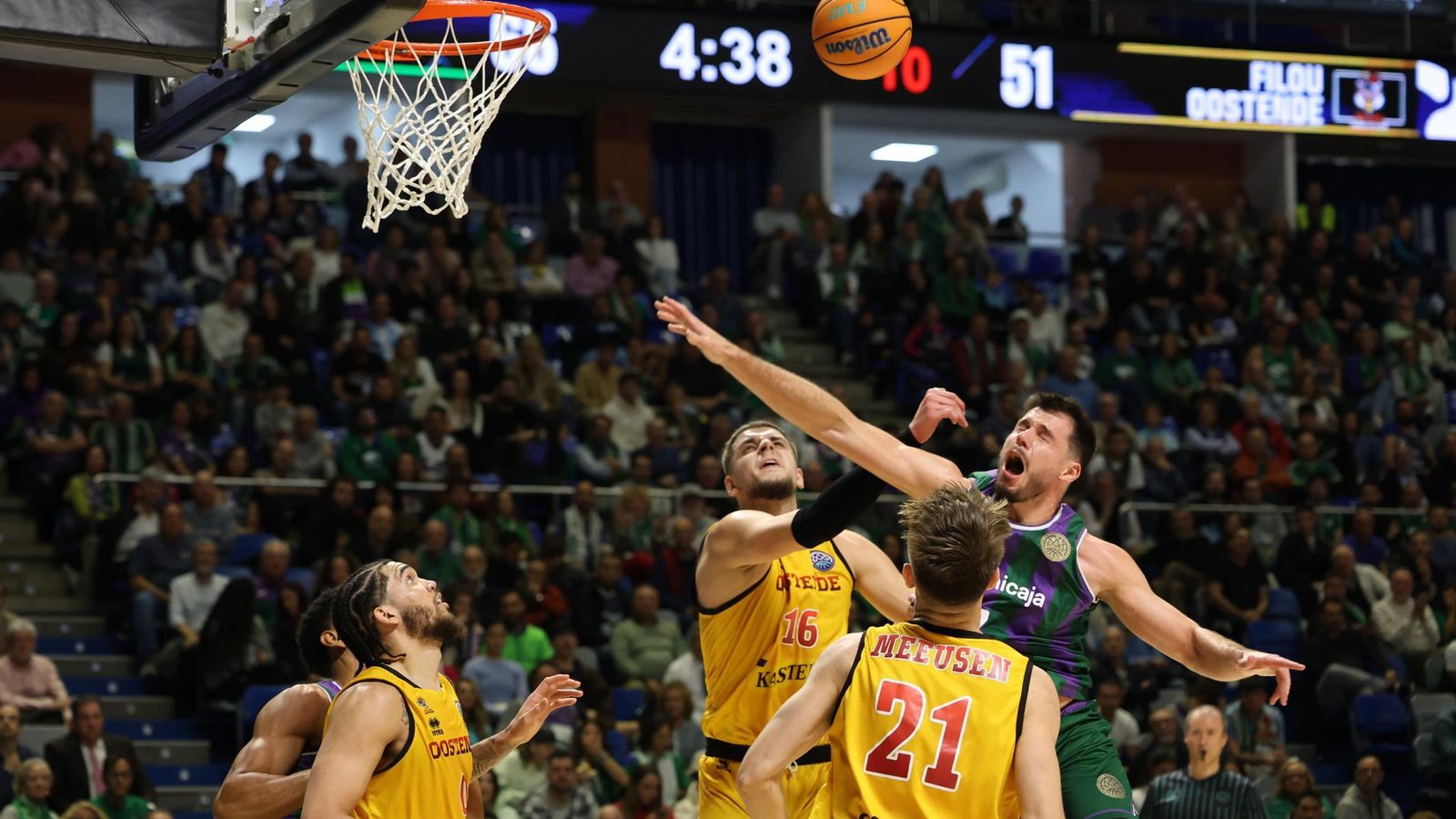 El Unicaja - Filou Oostende de BCL, en fotos