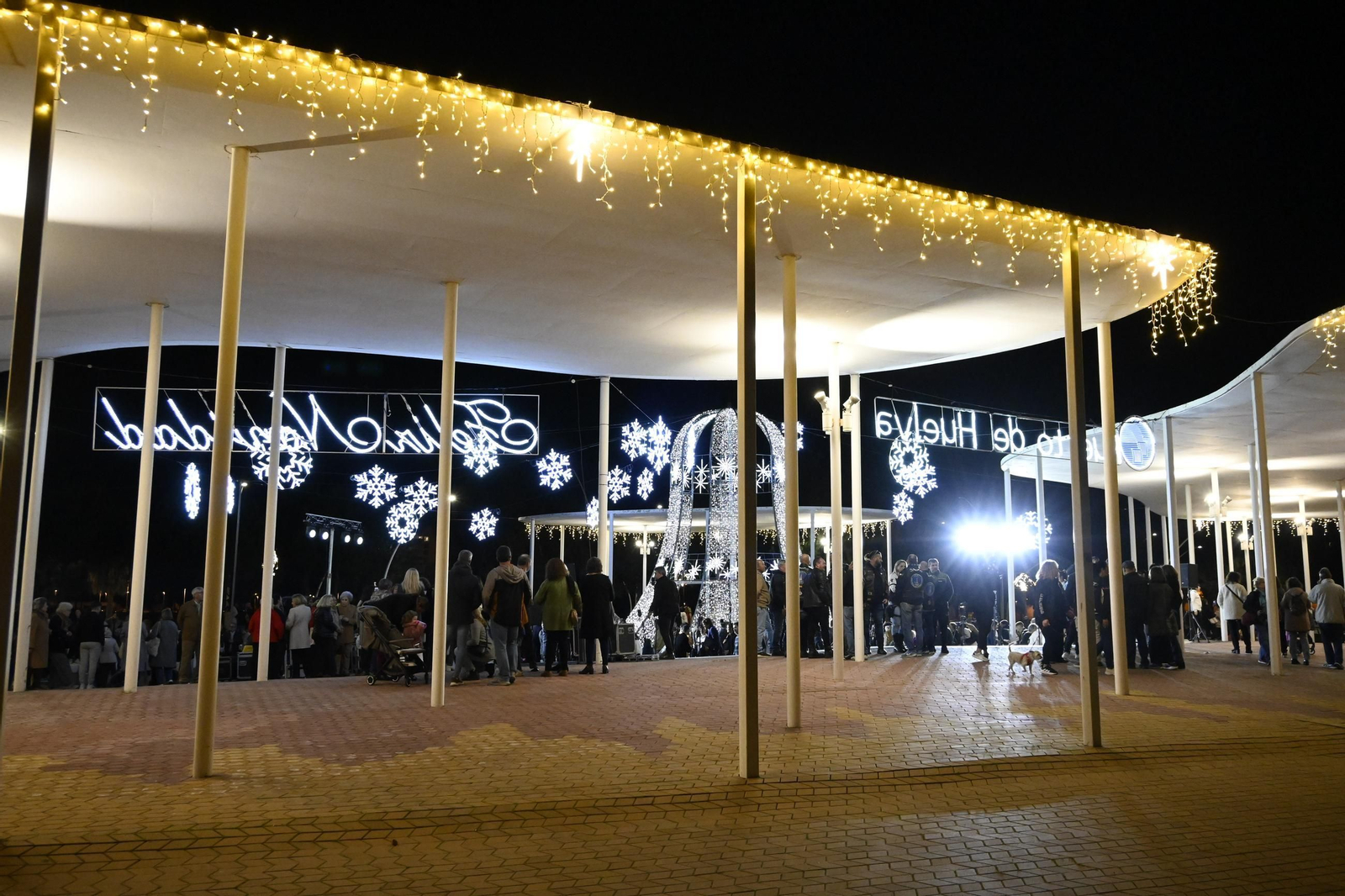 Fotos de la Inauguración del alumbrado del Puerto en Huelva