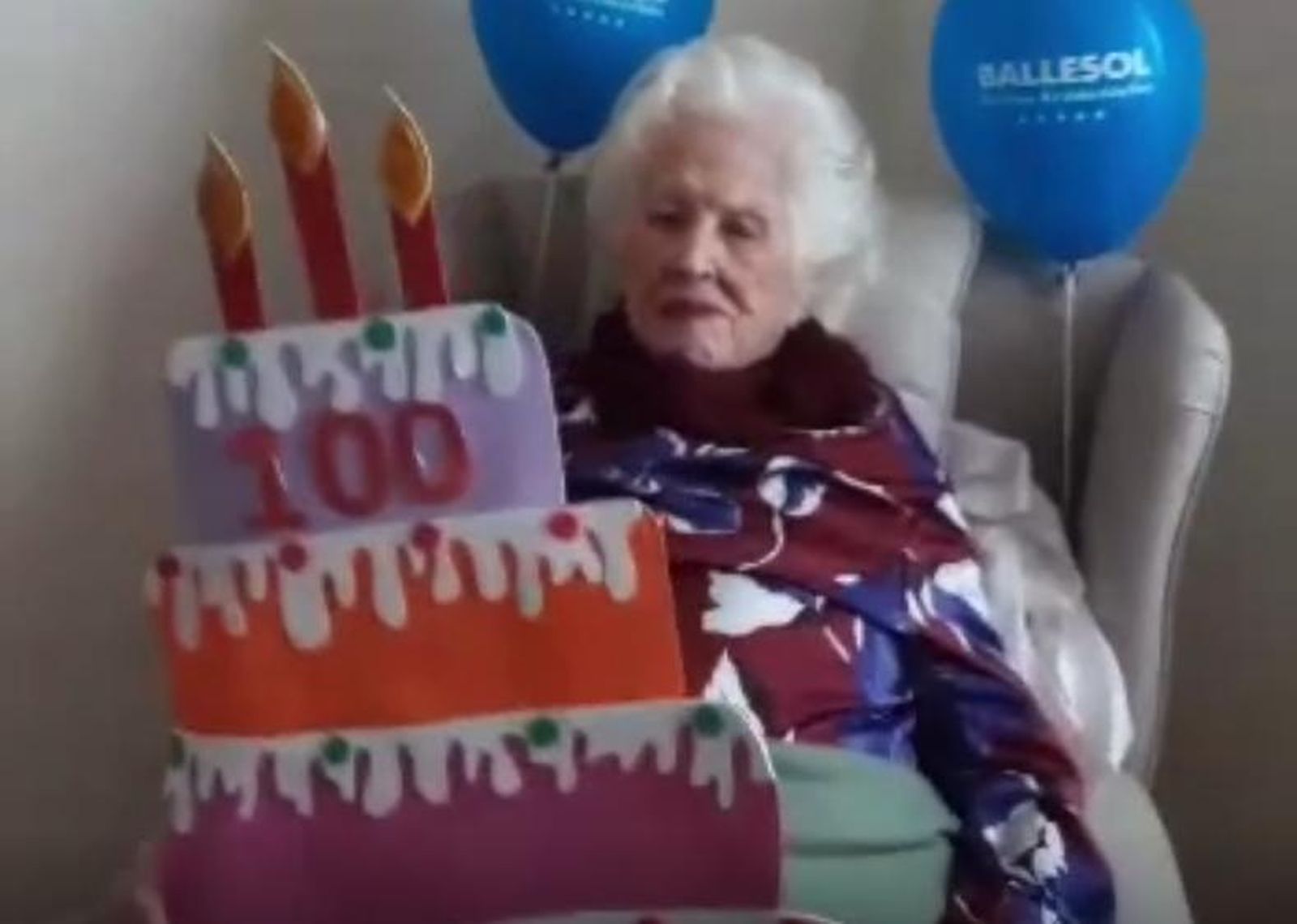 Ana Pérez ha cumplido un siglo de vida.