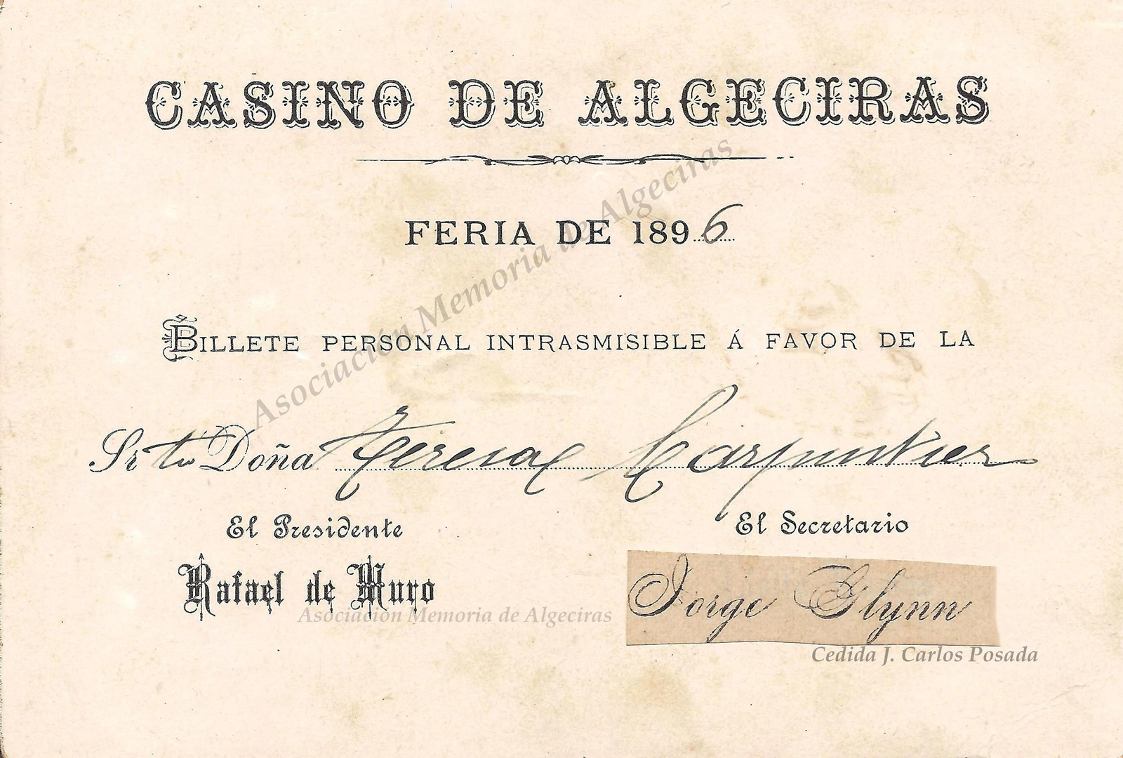 La exposición 'Los primeros 100 años de la Feria de Algeciras', en imágenes