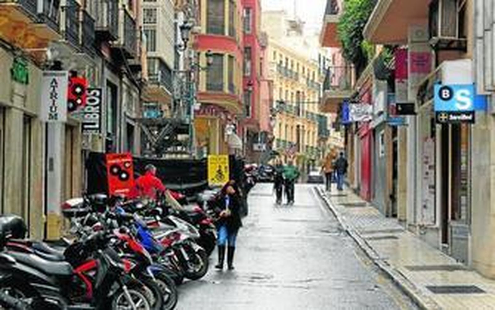 Calle Casapalma en dirección a Cárcer.