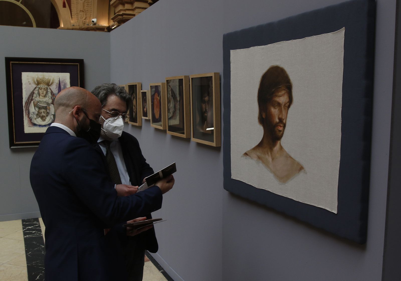 Exposición de la Hermandad del Valle y presentación del paño de la Verónica