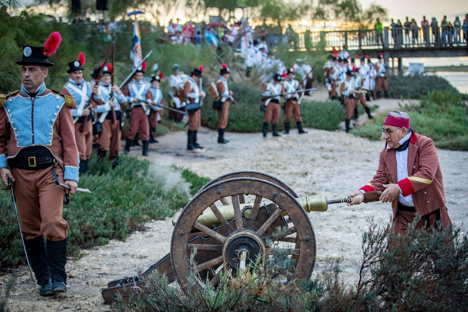 Así ha sido la Batalla del Trocadero en Puerto Real