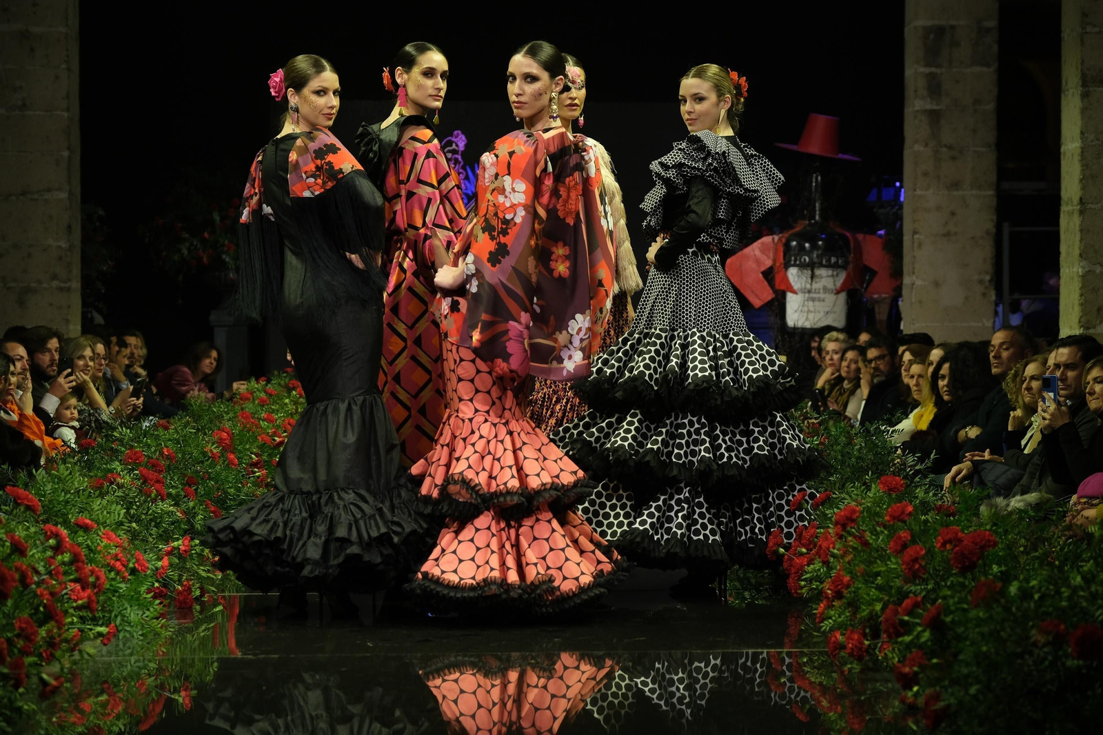 Desfile de Rocío Segovia en la Pasarela Flamenca Jerez Tío Pepe 2023