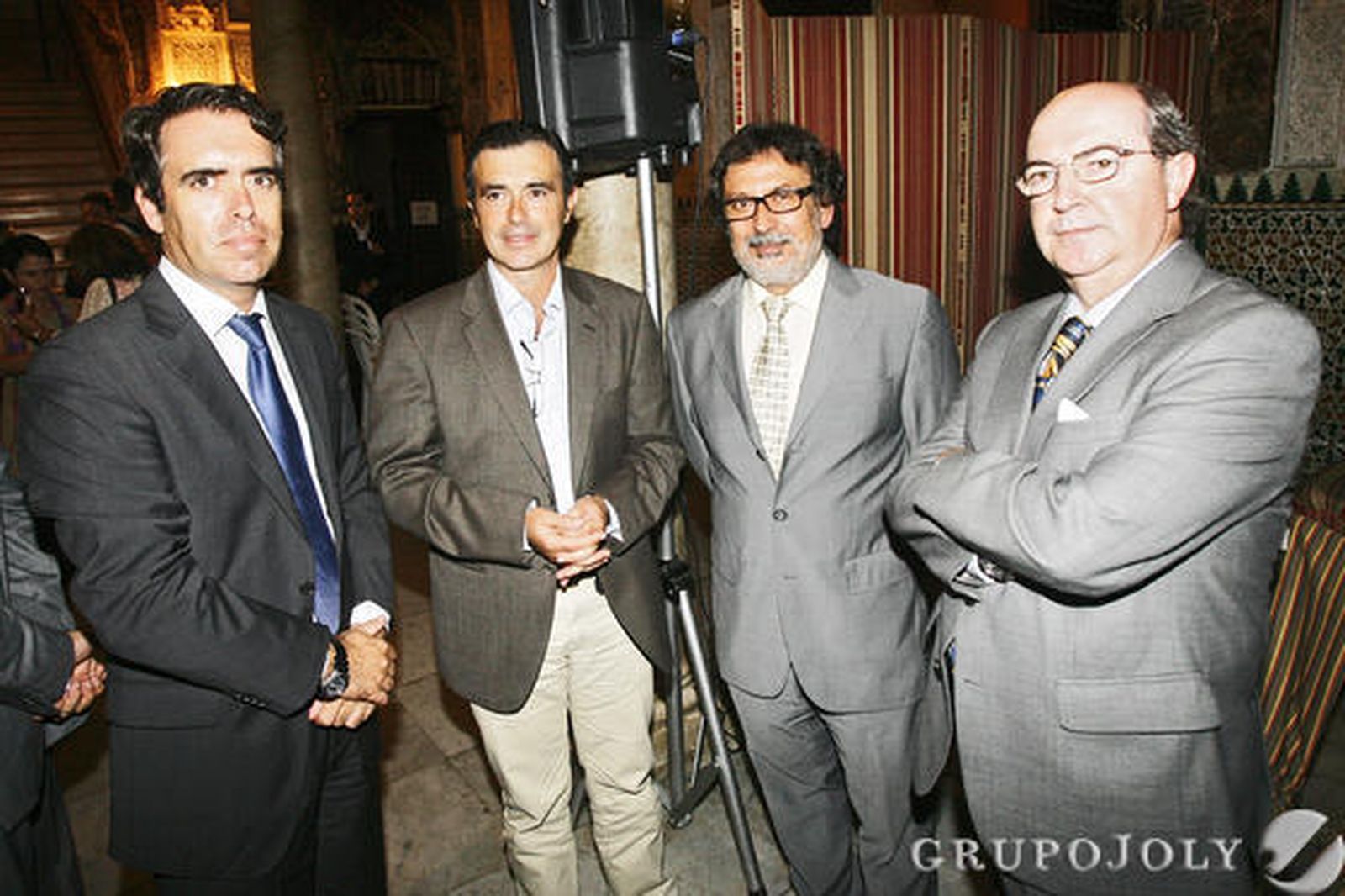 Rafael Navas, el delegado provincial de Salud, Ángel Acuña, César Custodio e Ignacio Moreno Aparicio.

Foto: Joaquin Pino