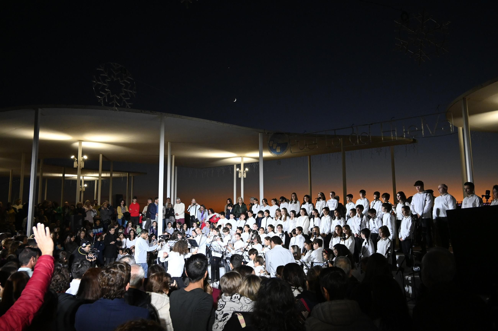 Fotos de la Inauguración del alumbrado del Puerto en Huelva