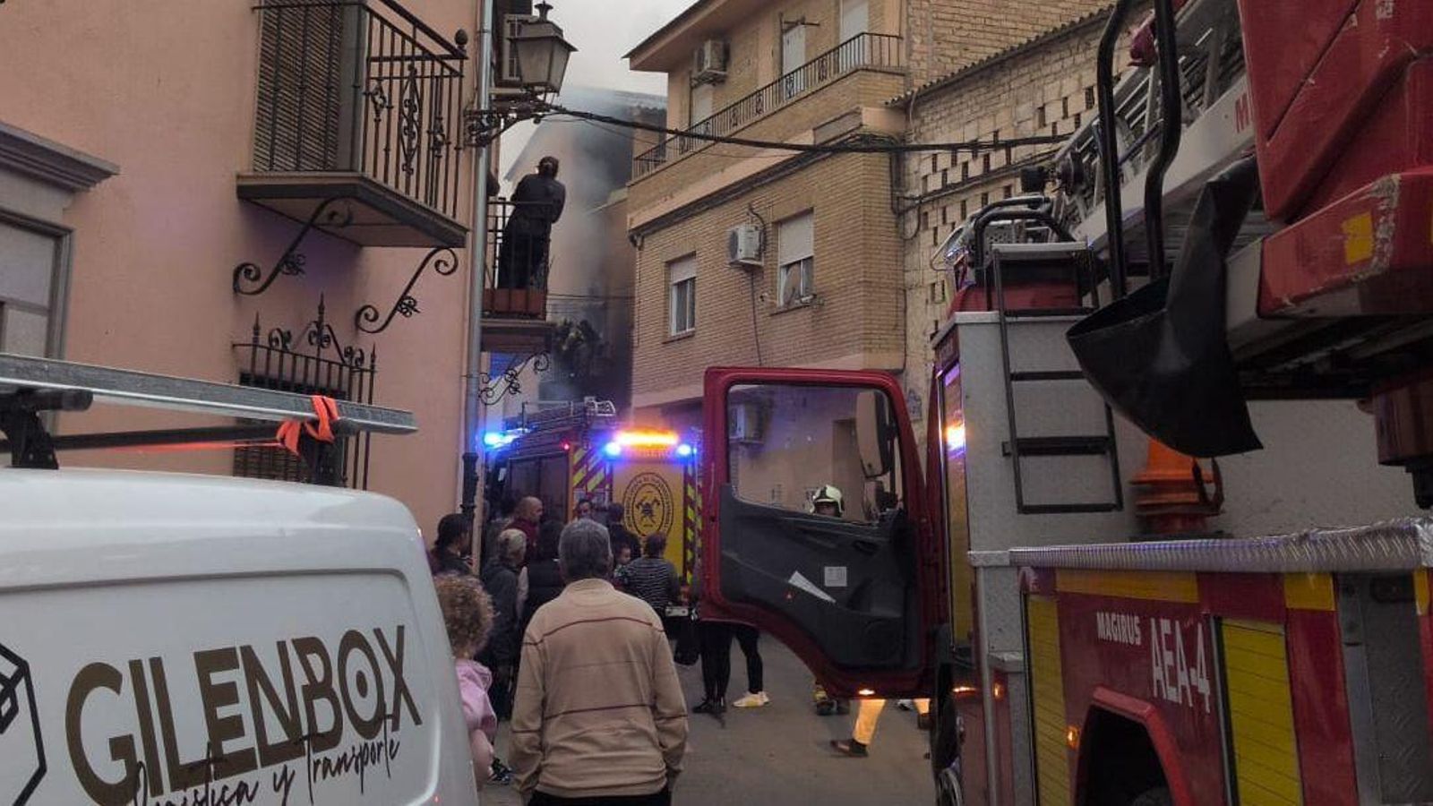 El incendio de la vivienda en Las Gabias