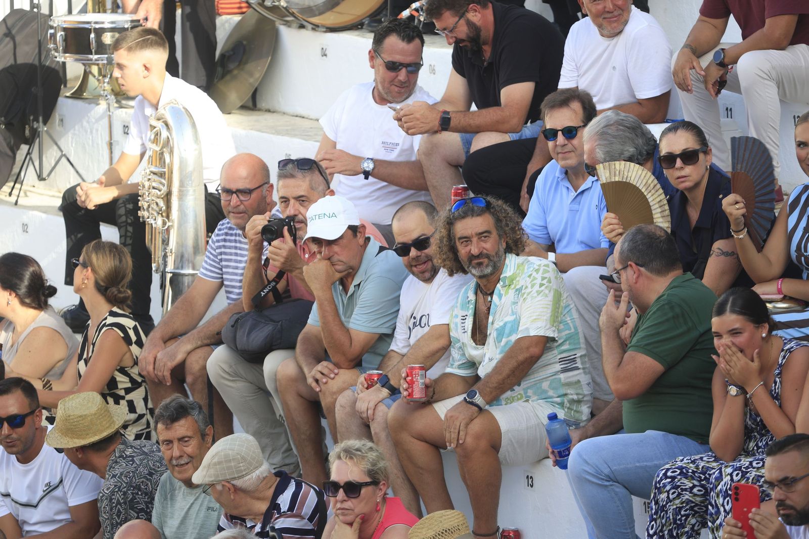 Fotos de la corrida de toros de la Feria de San Roque con David Galván, Román y Joaquín Galdós