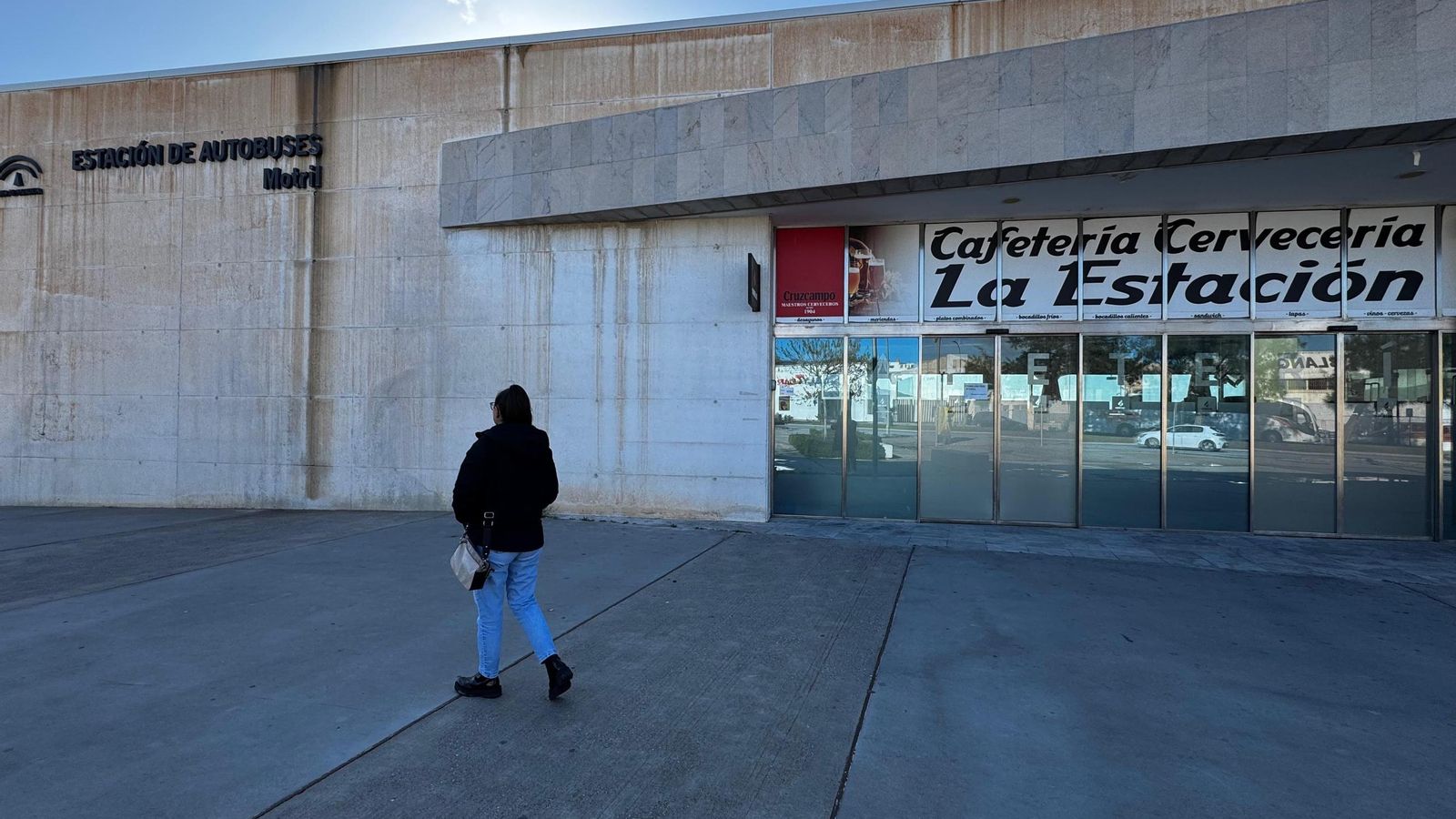La zona de la cafetería cerrada al público