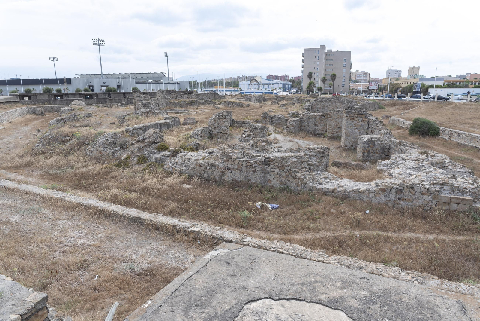Las ruinas del Fuerte de Santa Bárbara.